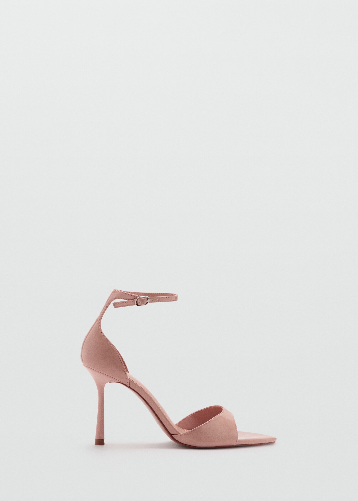 Ankle-cuff heeled sandals