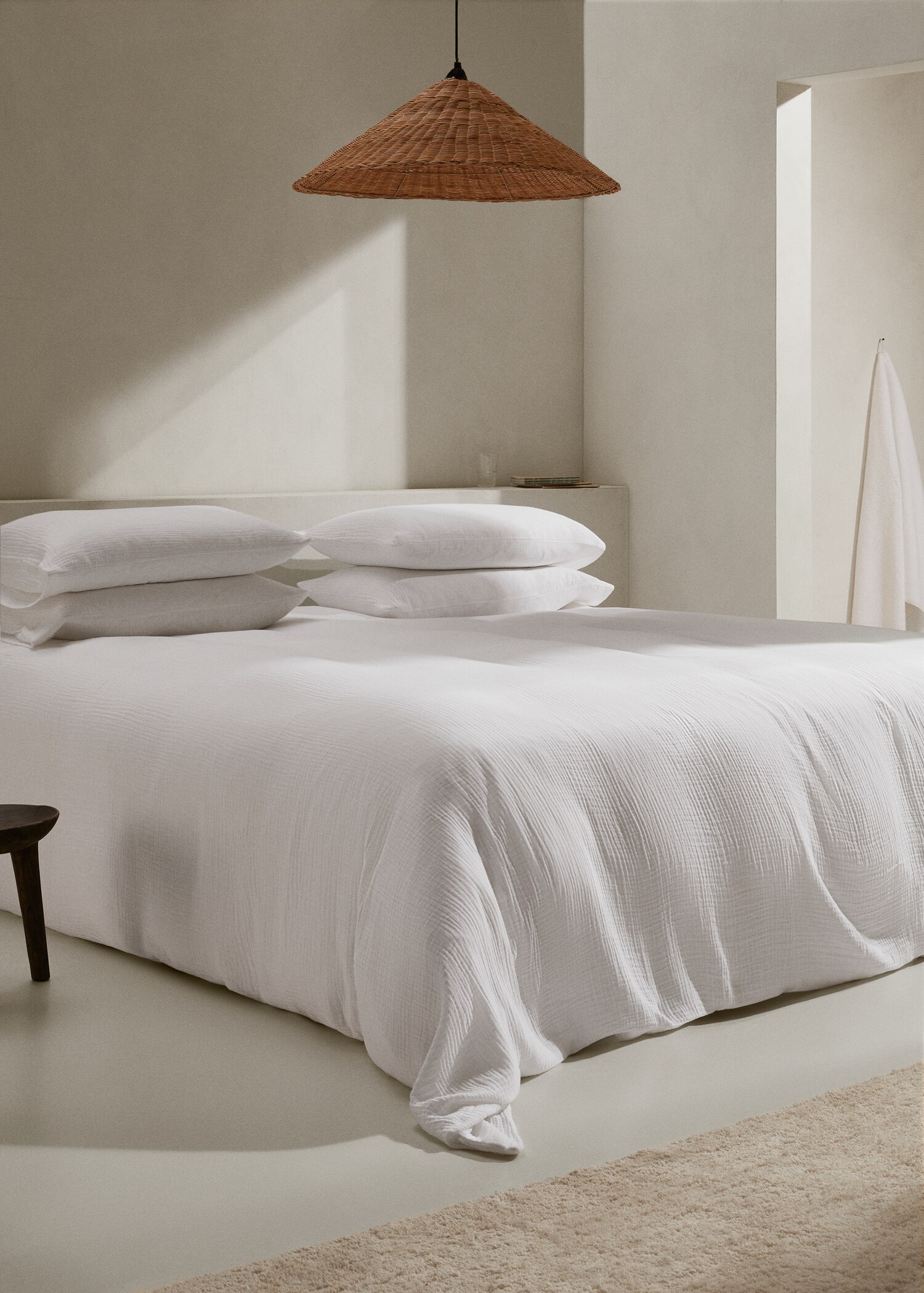 Cotton gauze duvet cover single bed