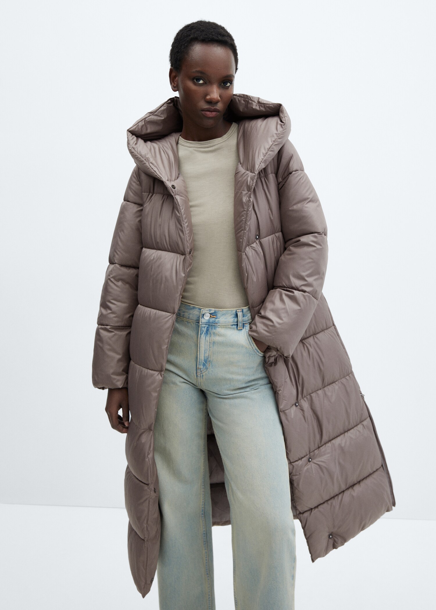 Quilted cross jacket