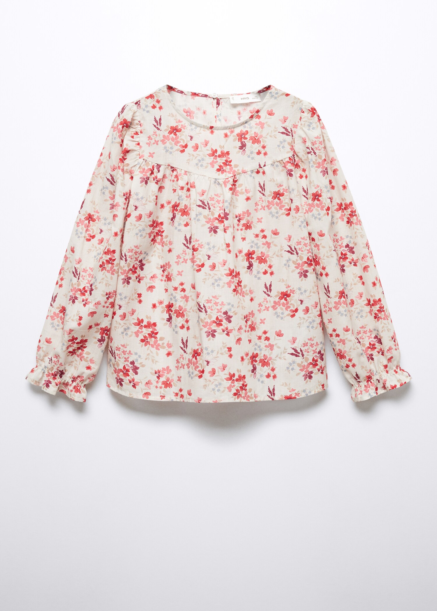 Floral print blouse