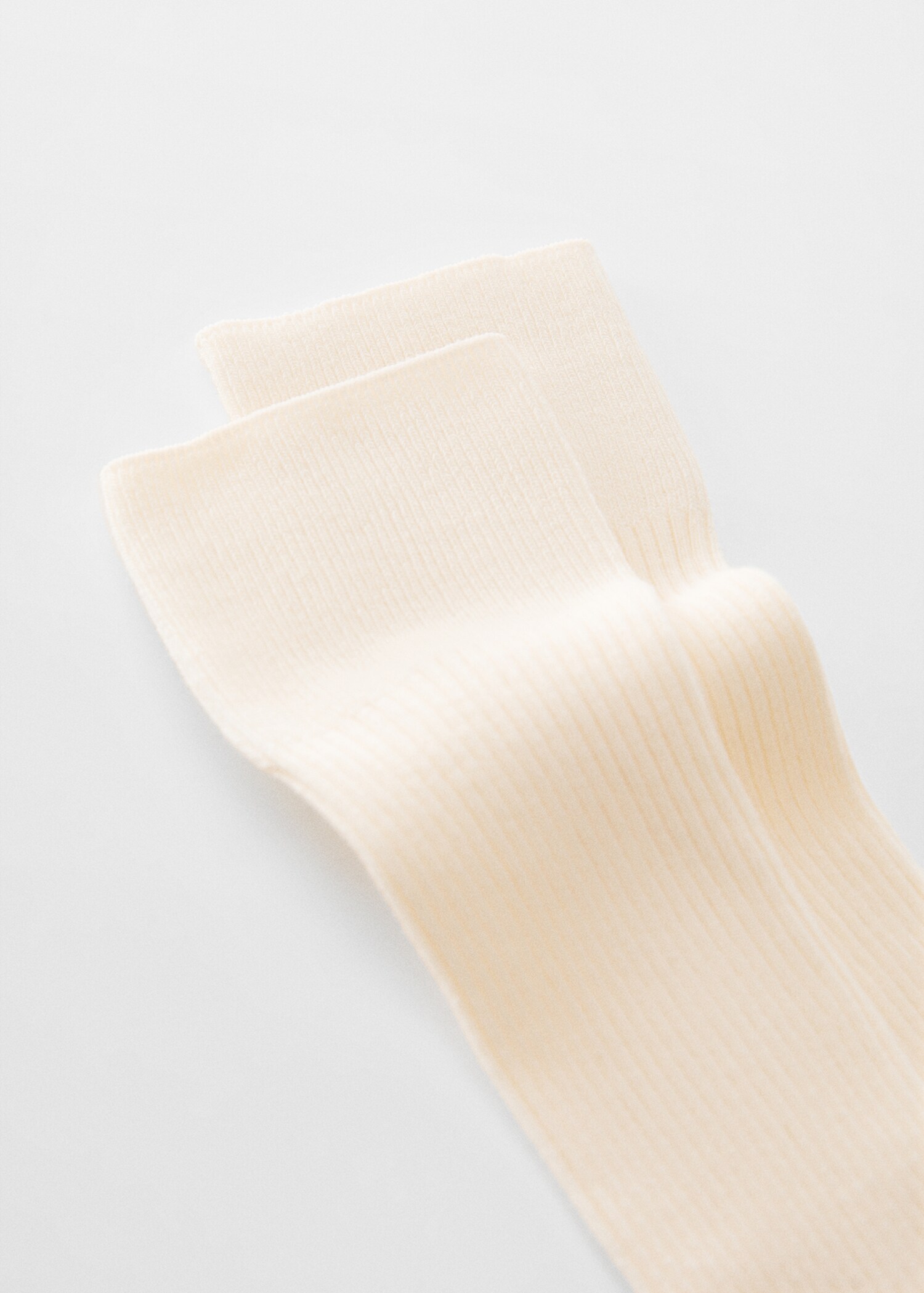Long ribbed socks
