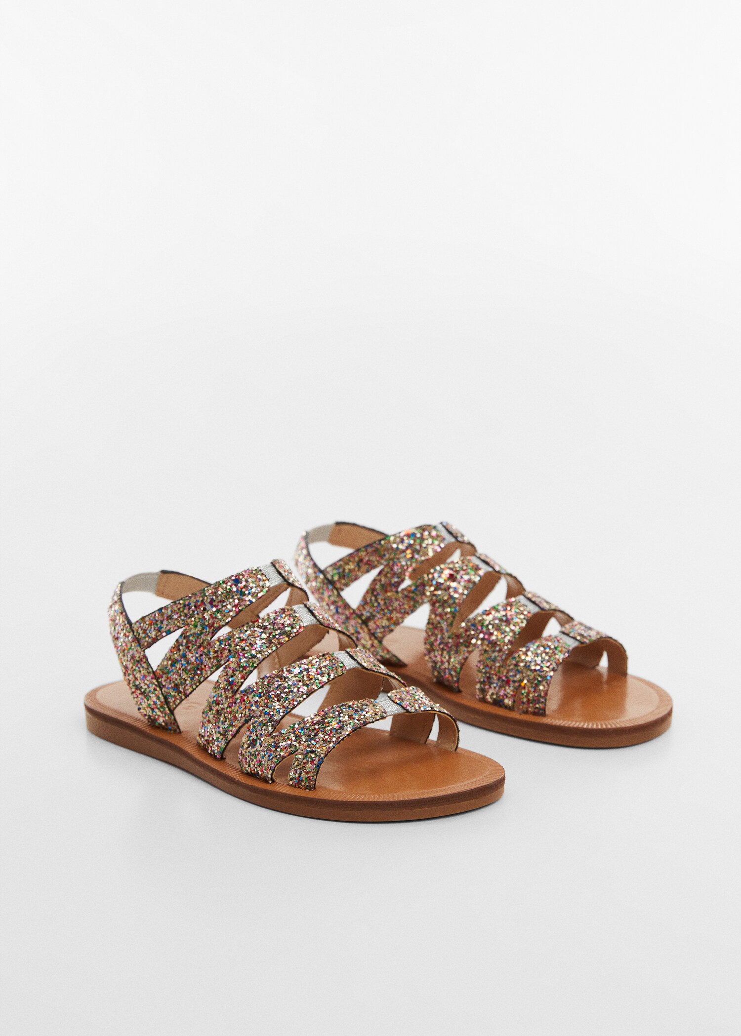 Sequin sandals