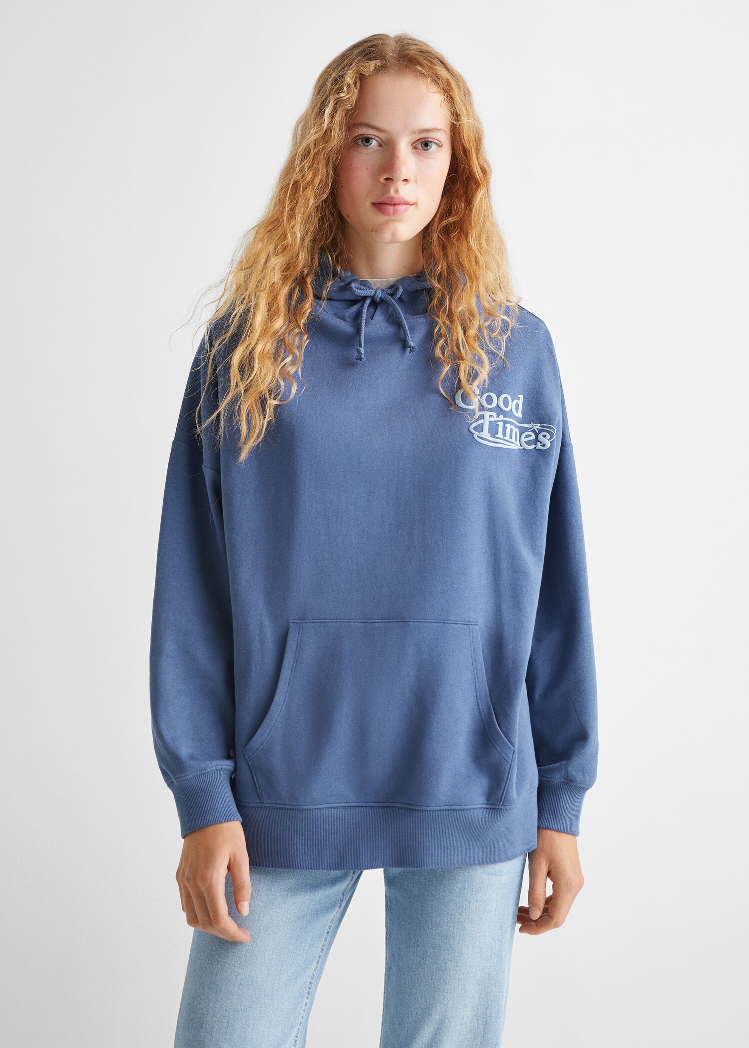 Printed message sweatshirt