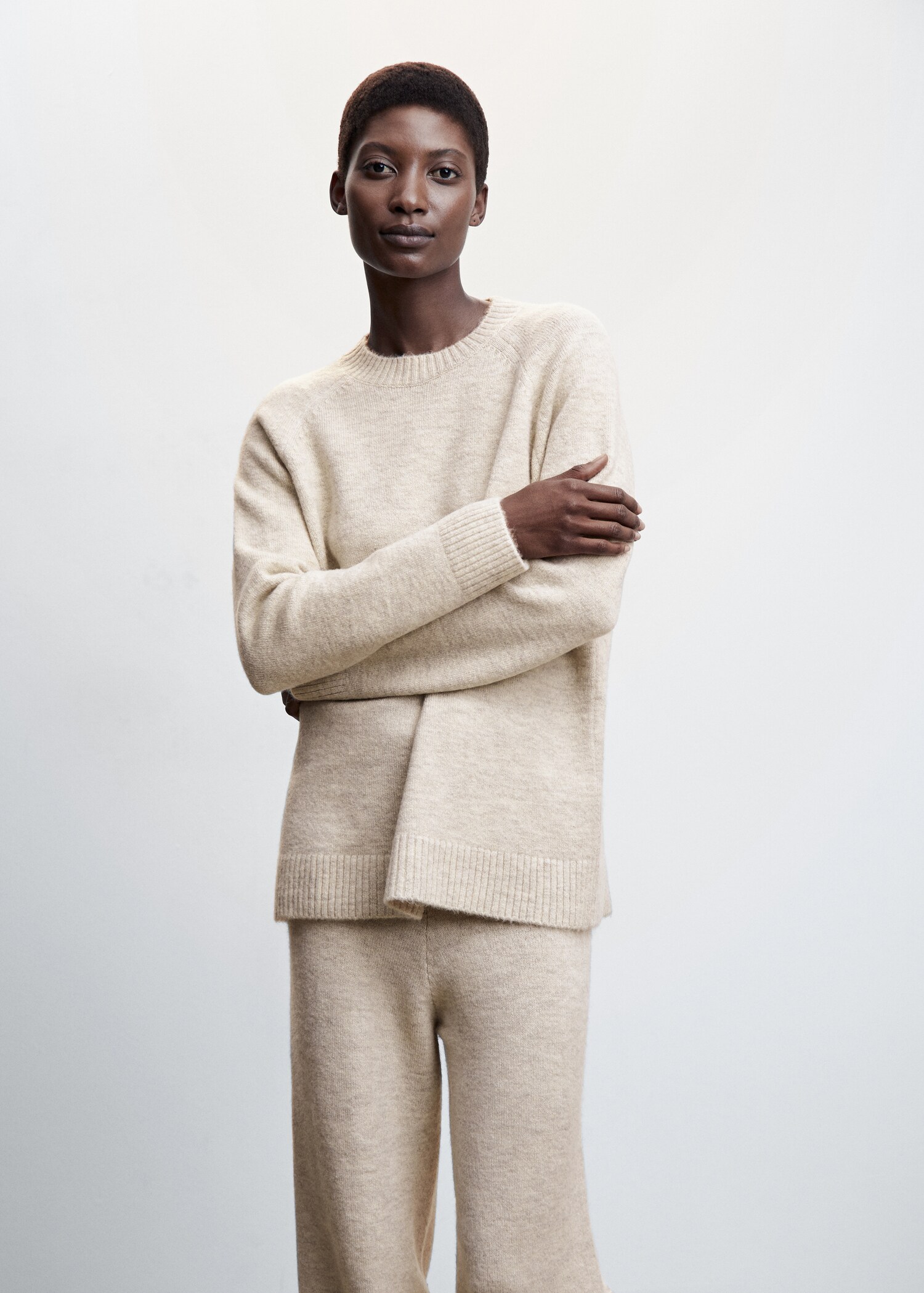 Oversize knit sweater