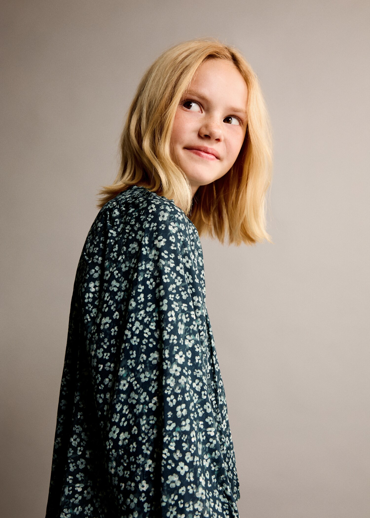 Floral print blouse
