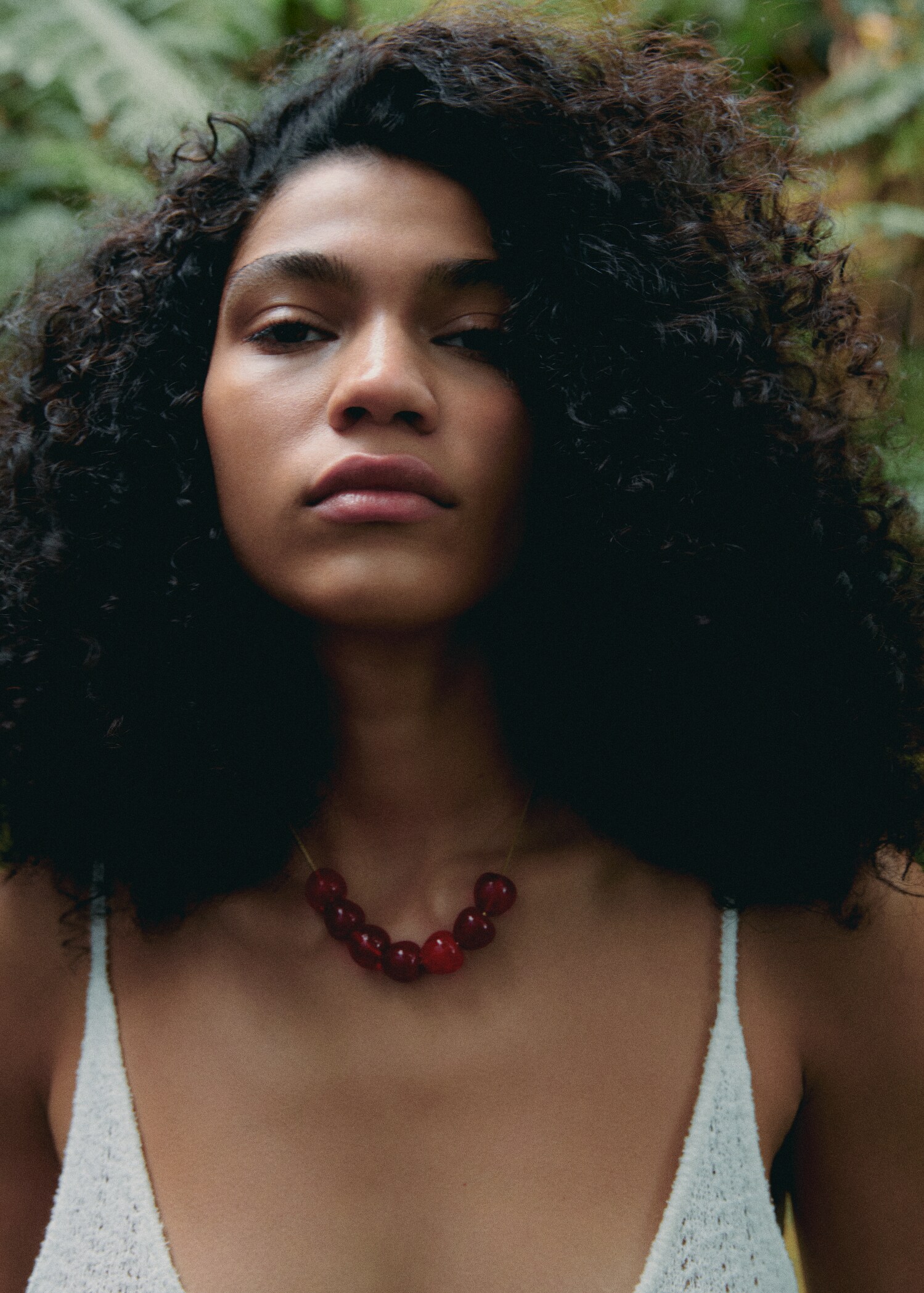 Cherry pendant necklace