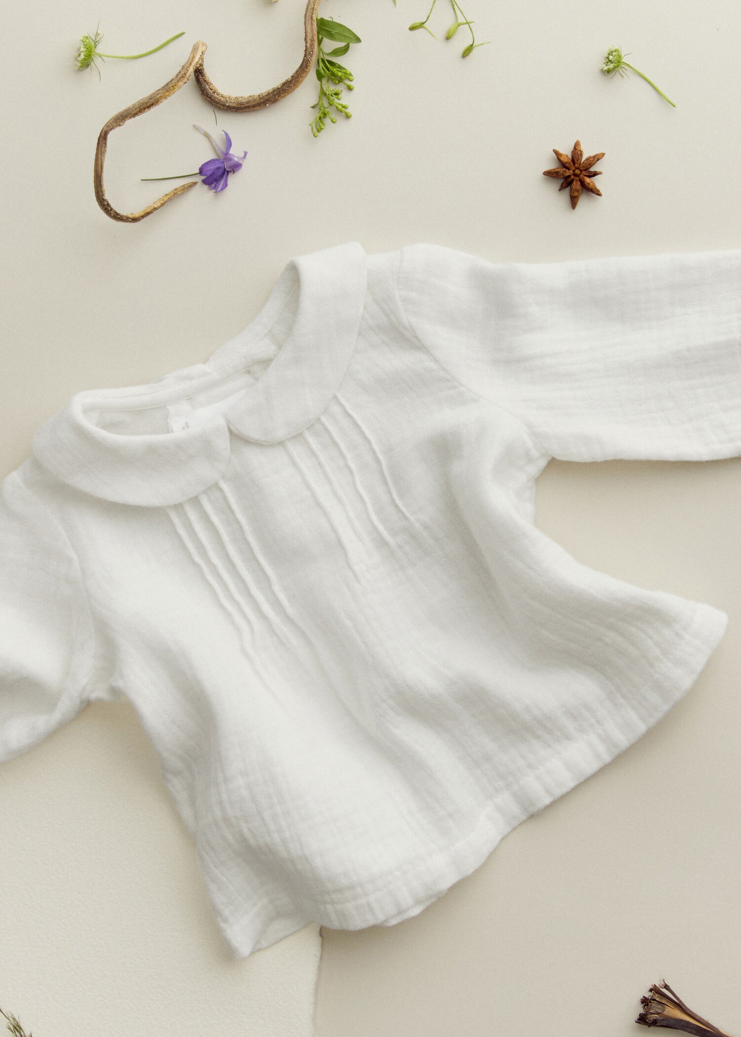 Cheesecloth cotton blouse