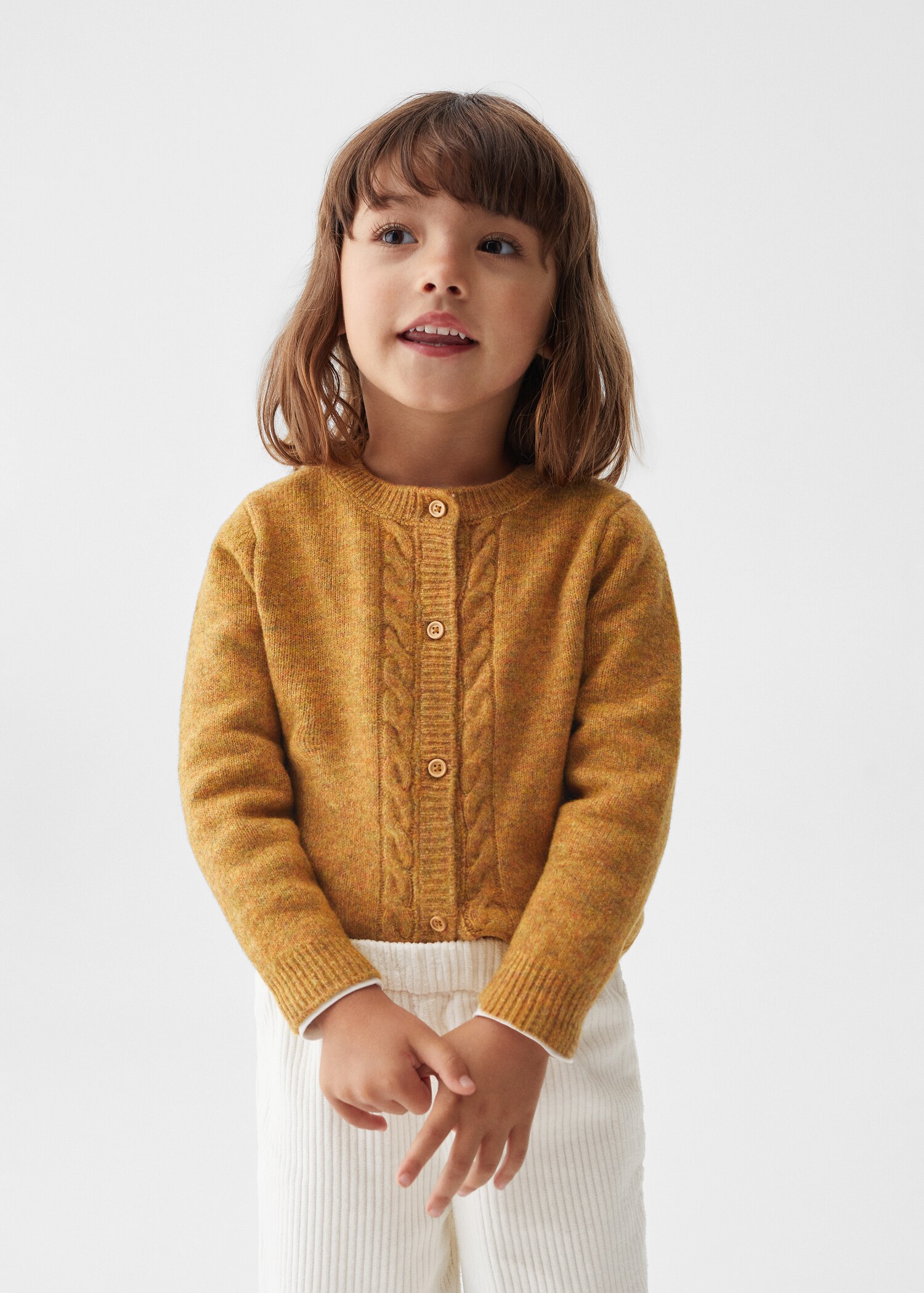 Corduroy culotte trousers