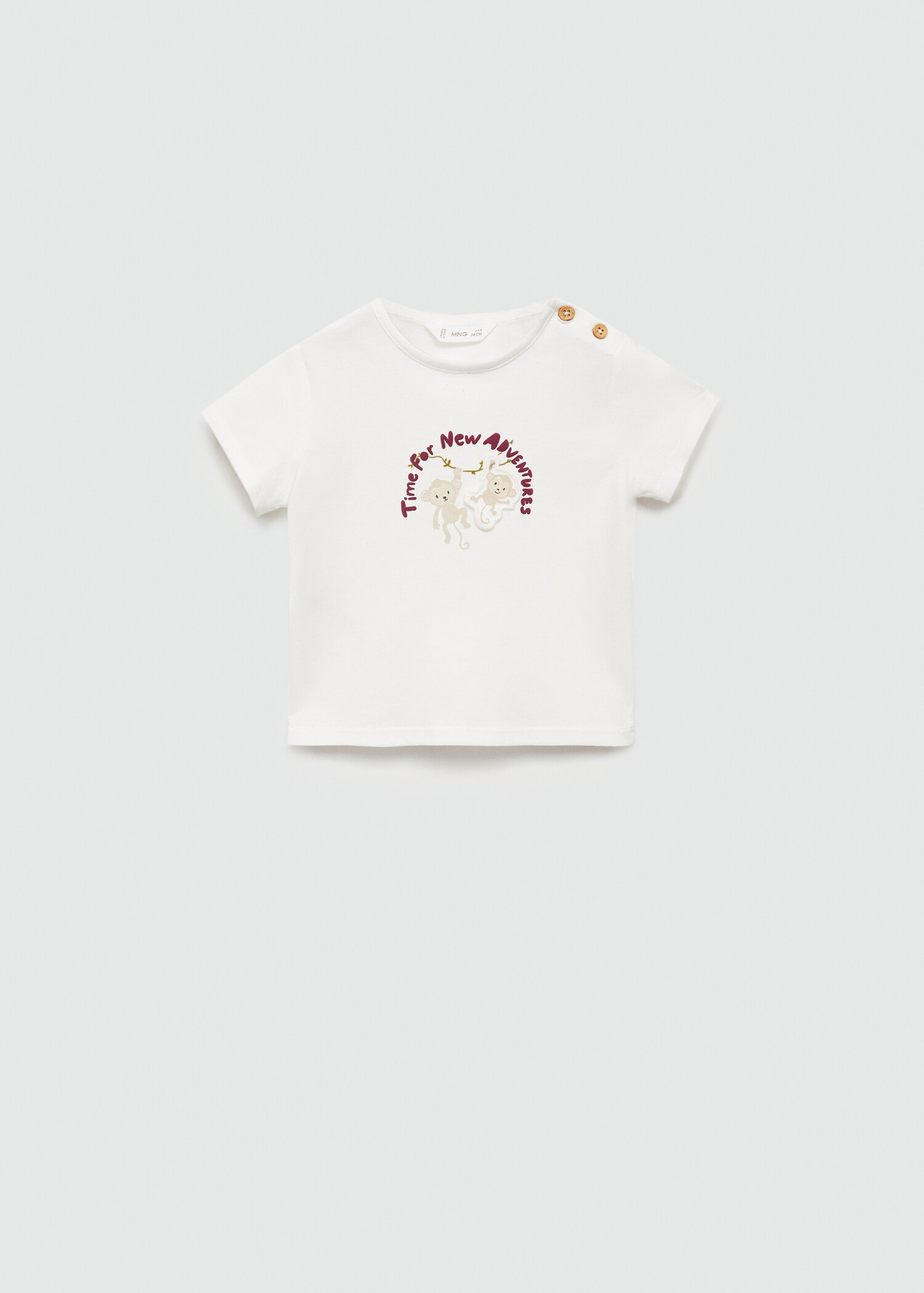 Decorative patches T-shirt