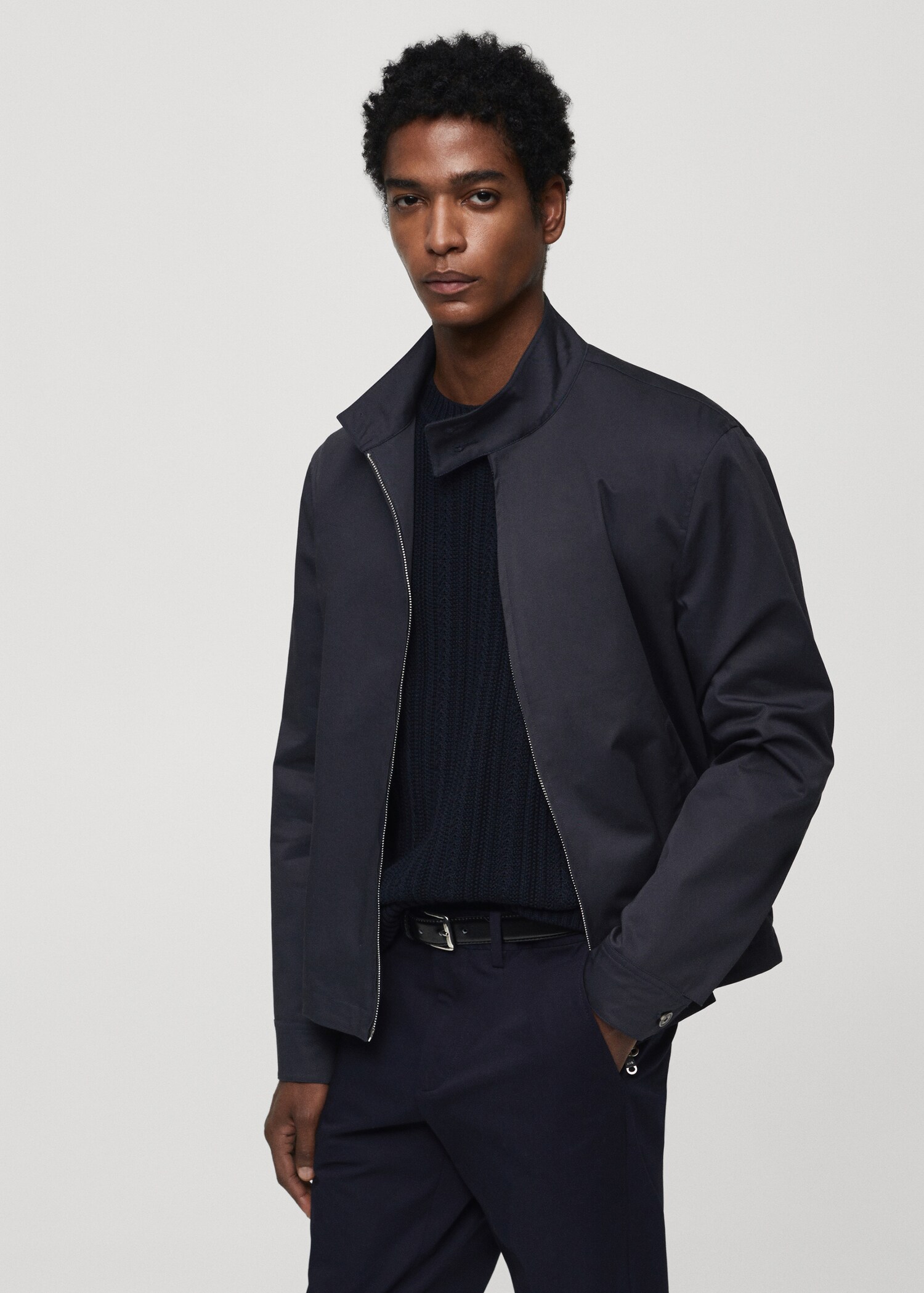 Zipper cotton jacket