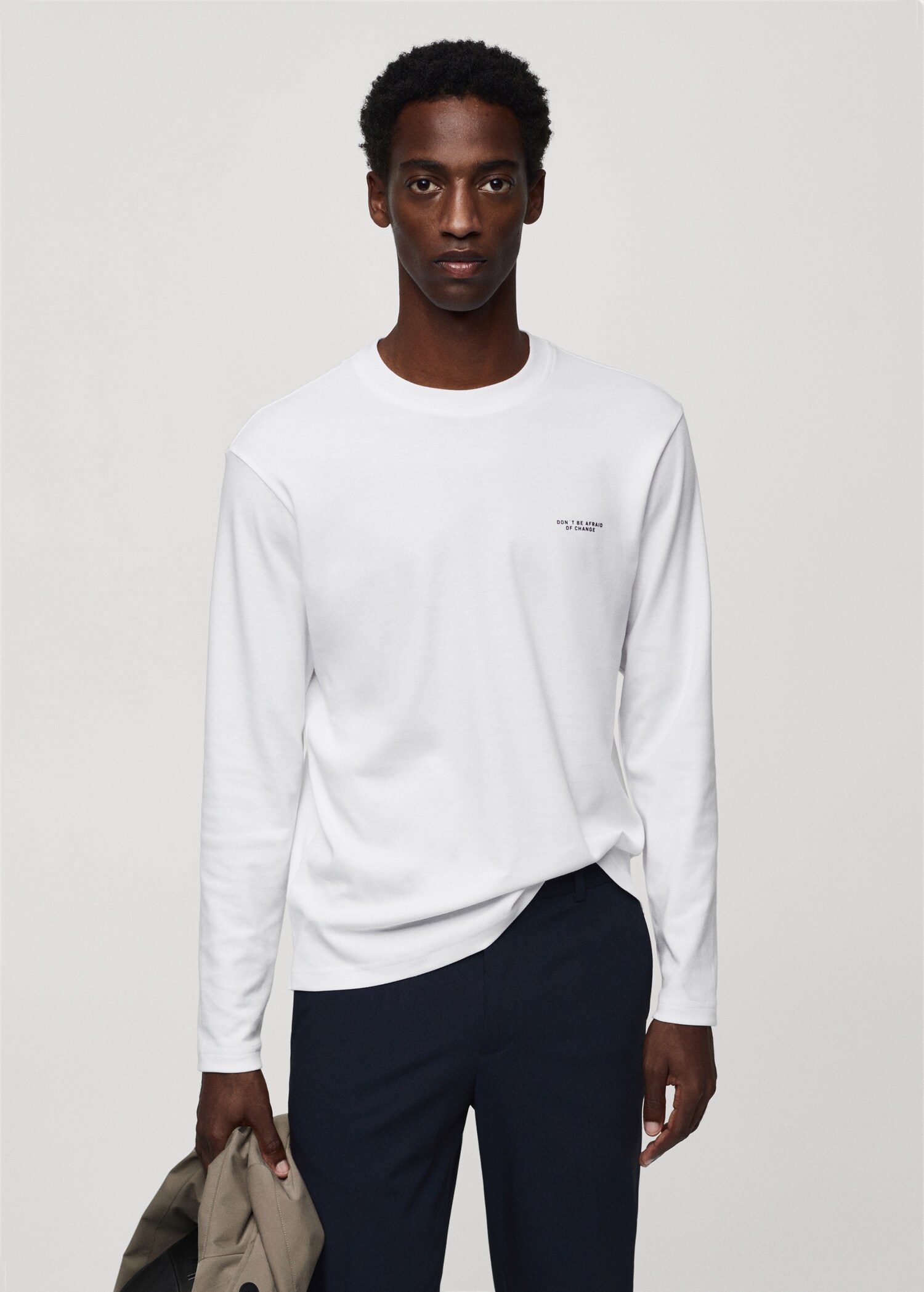 100% cotton t-shirt with printed detail