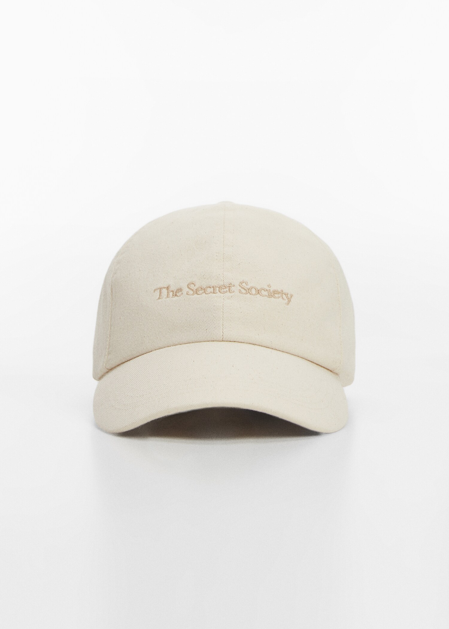 Embroidered message cap