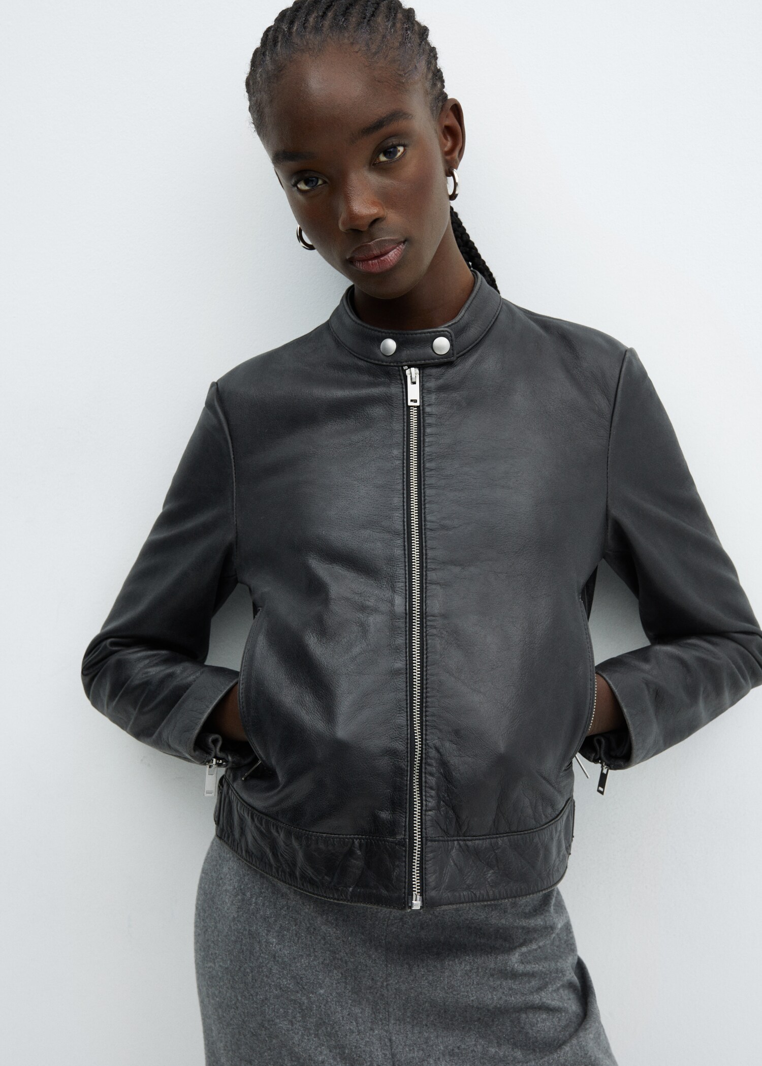 100% leather jacket