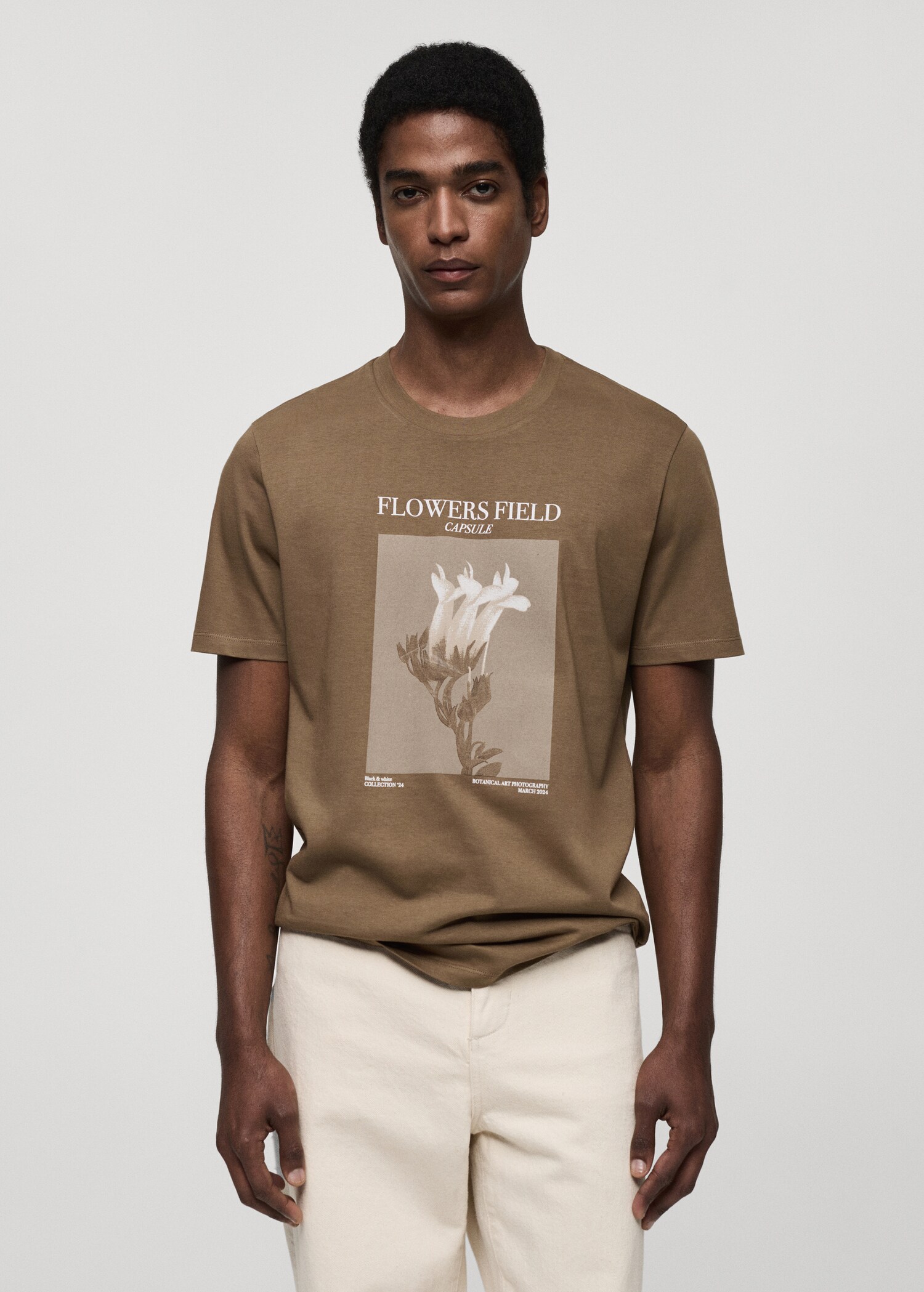 Printed slim-fit t-shirt