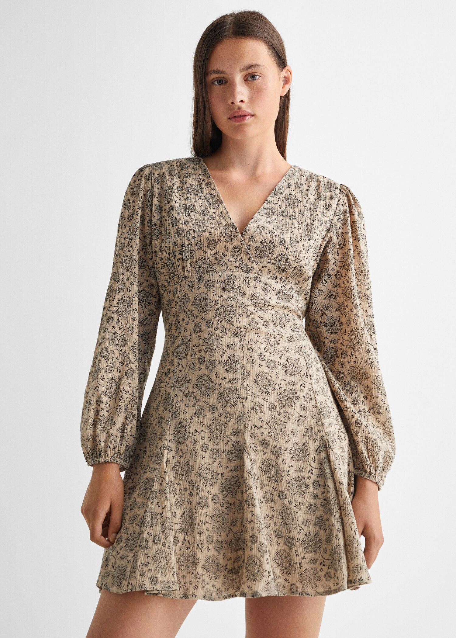 Printed cotton dress