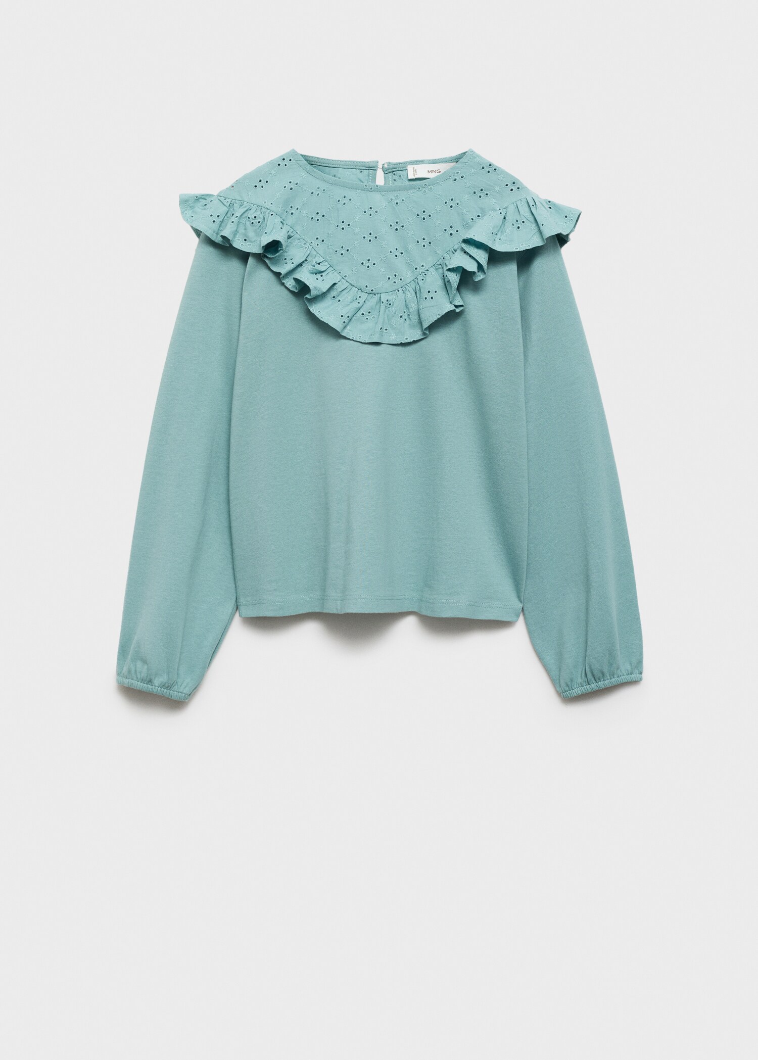 Embroidered detail T-shirt