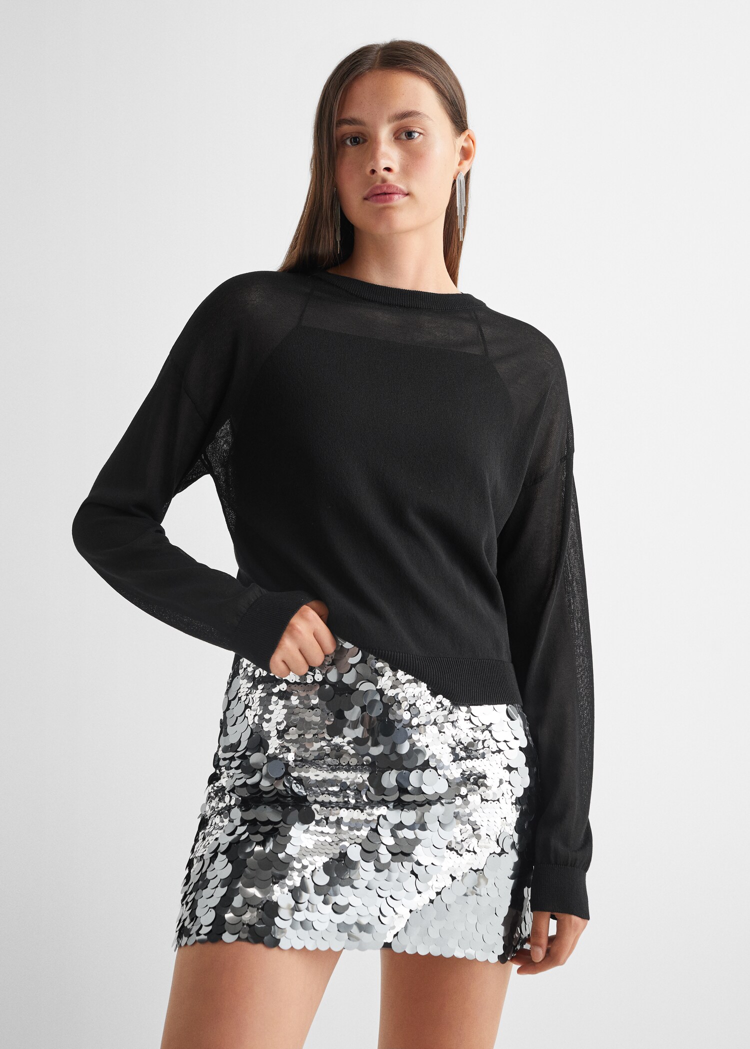 Sequin skirt