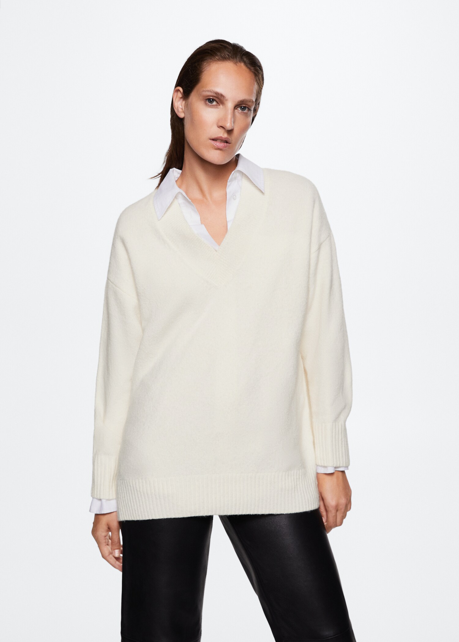 V-neck sweater