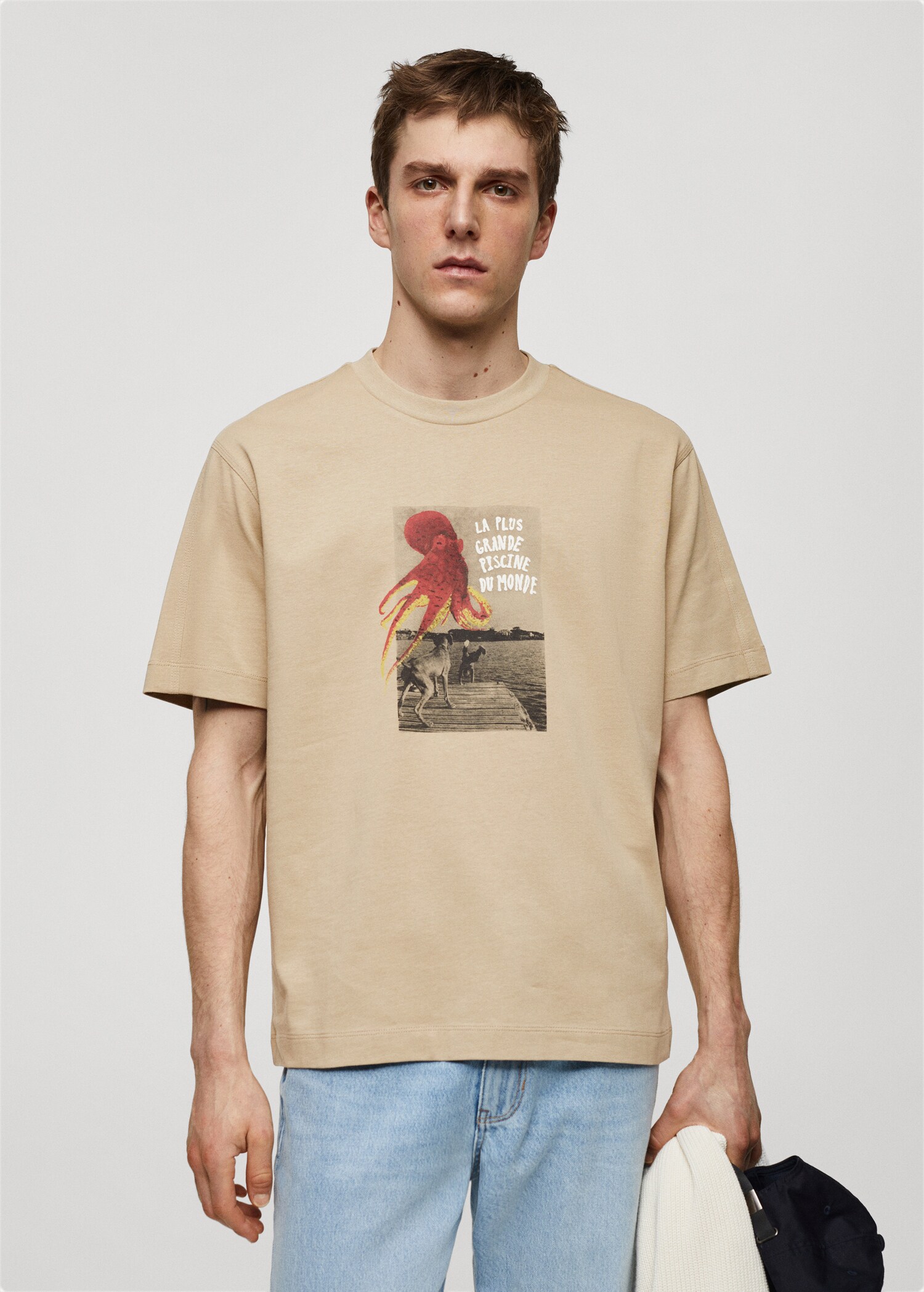 100% cotton printed t-shirt