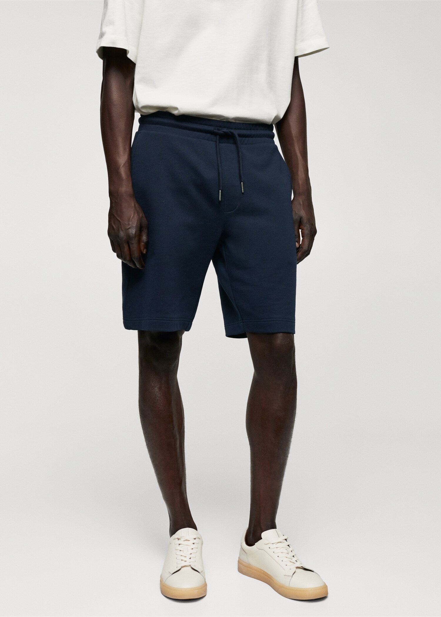 Jogger cotton Bermuda shorts