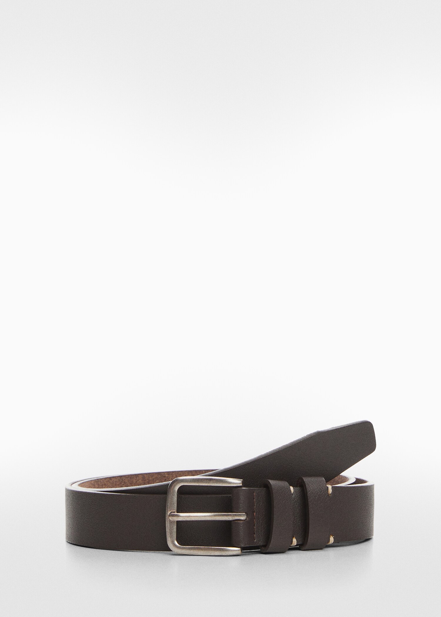 Buckle leather belt