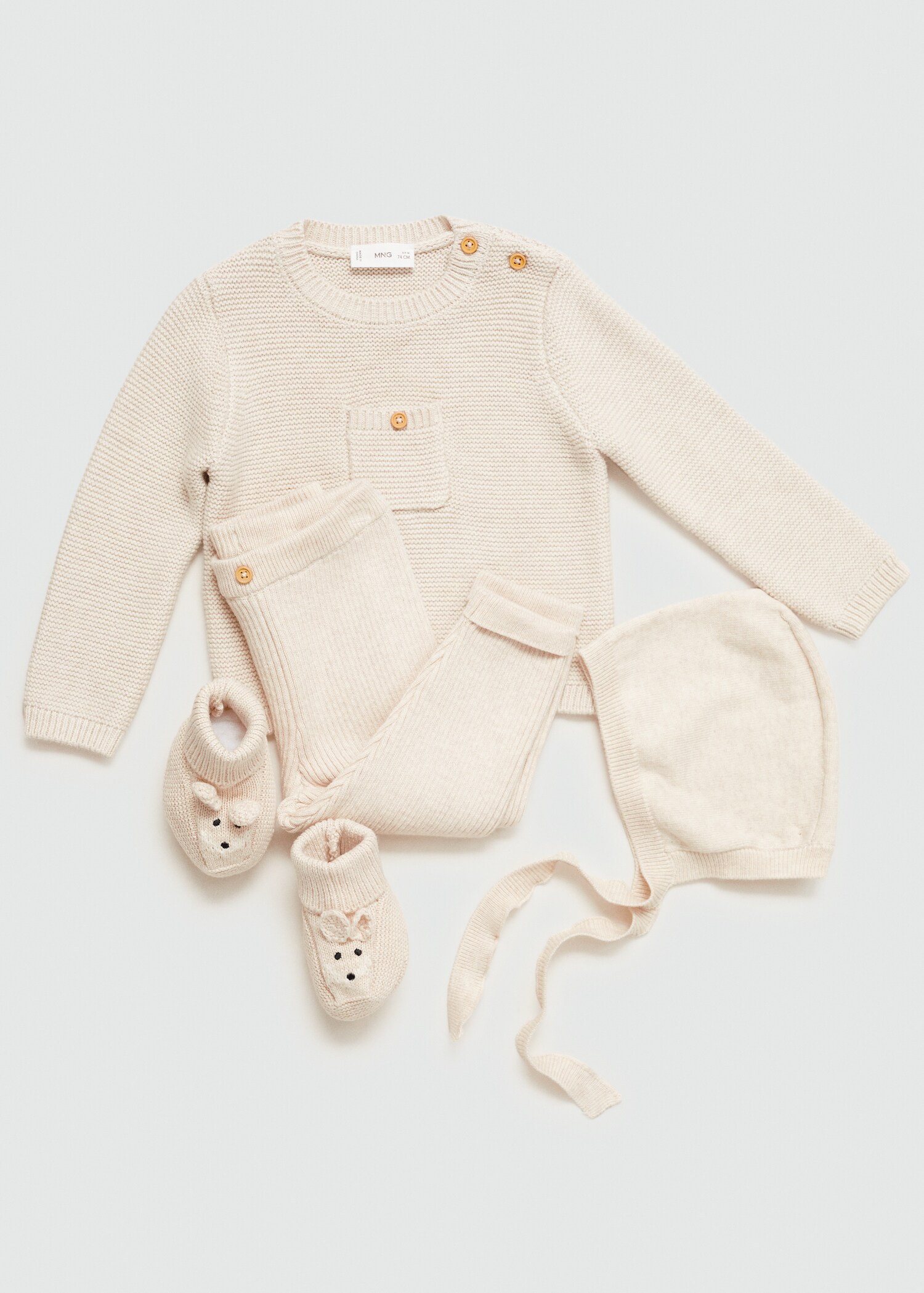 Knit pocket sweater
