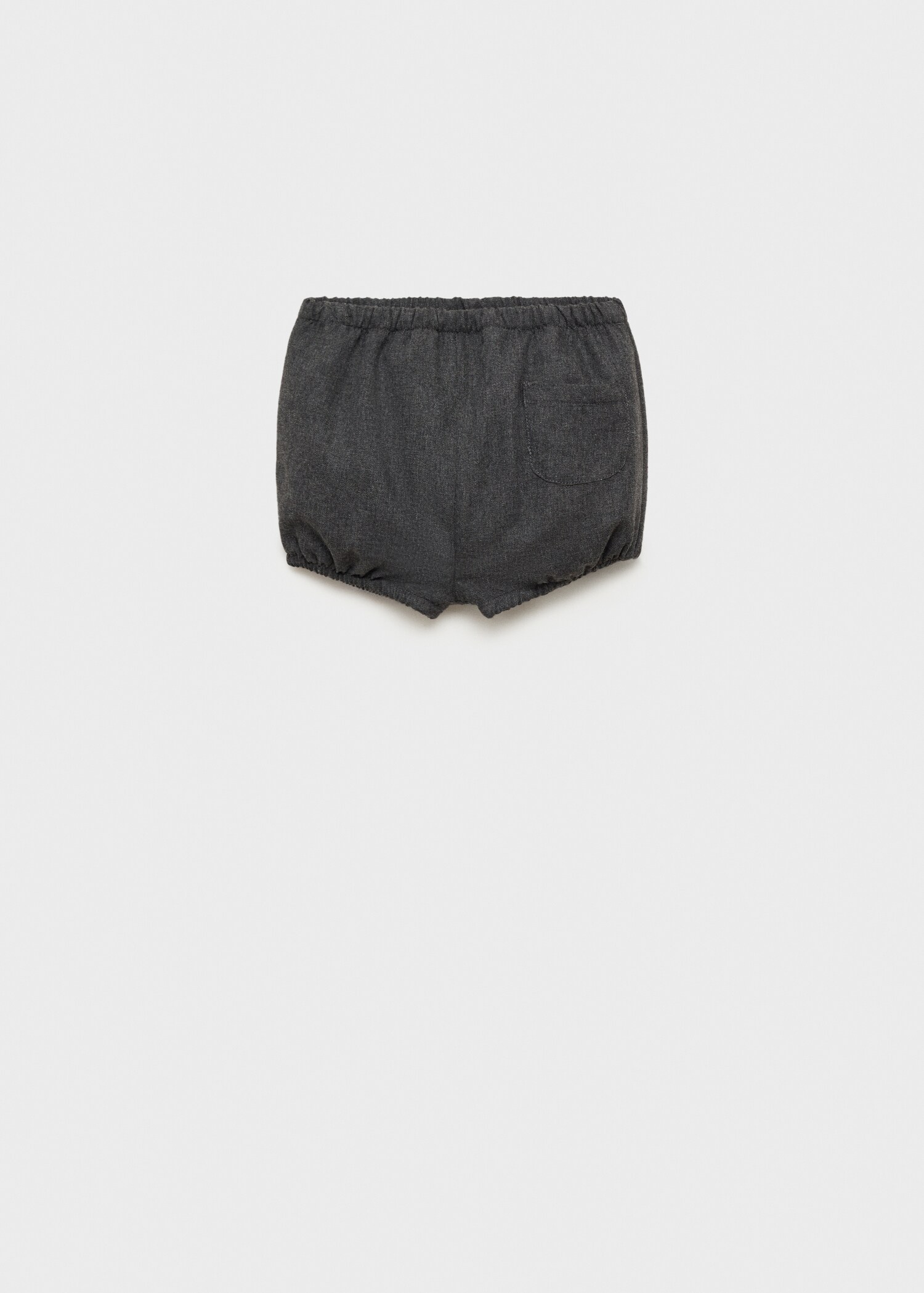 Pocket cotton blend shorts