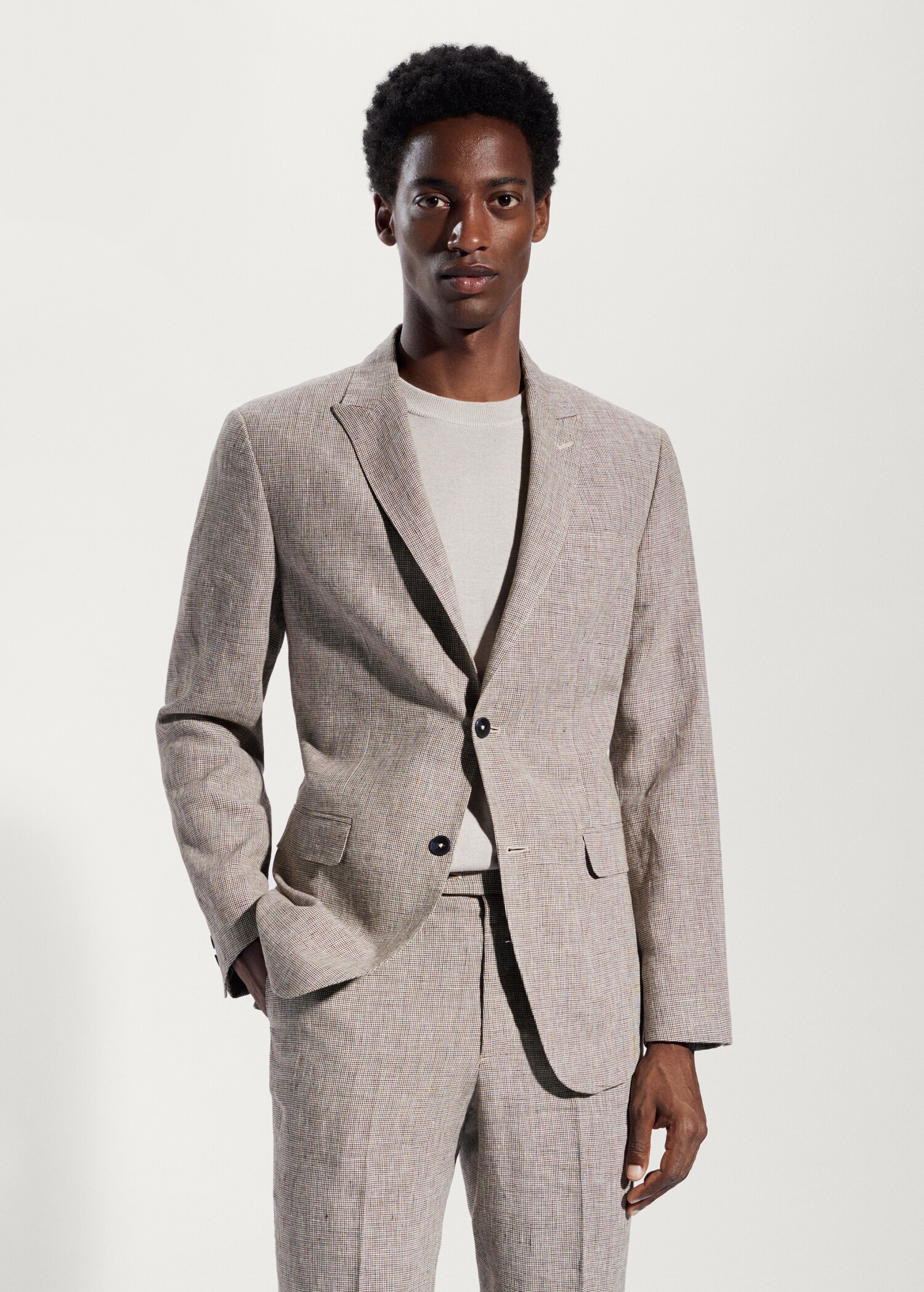 Blazer suit 100% linen