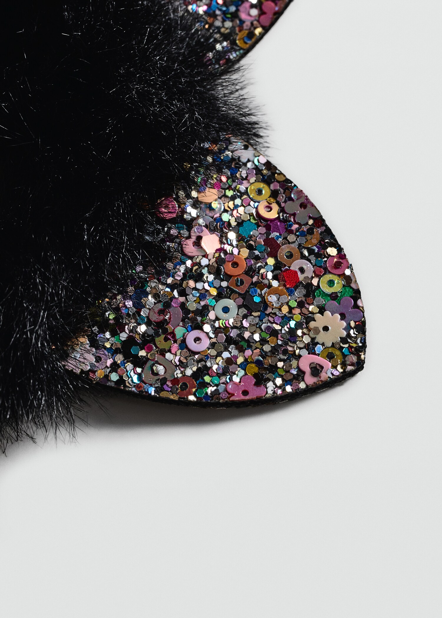 Glitter ear ties