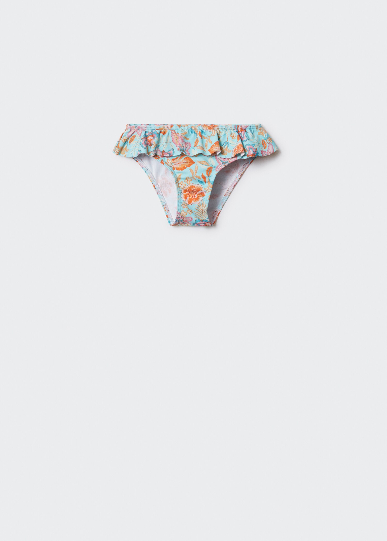 Floral-print swimming trunks