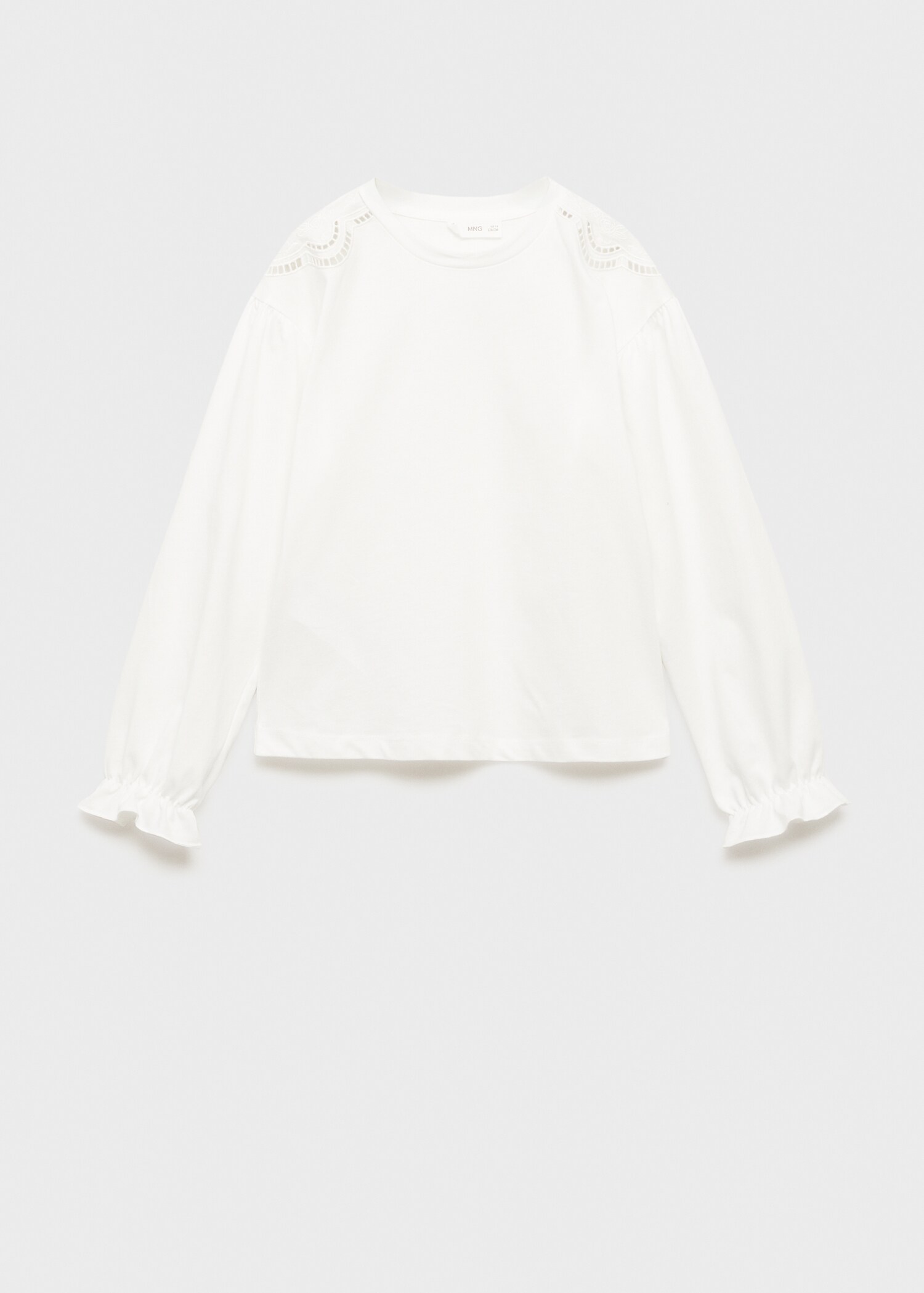 Embroidered detail T-shirt