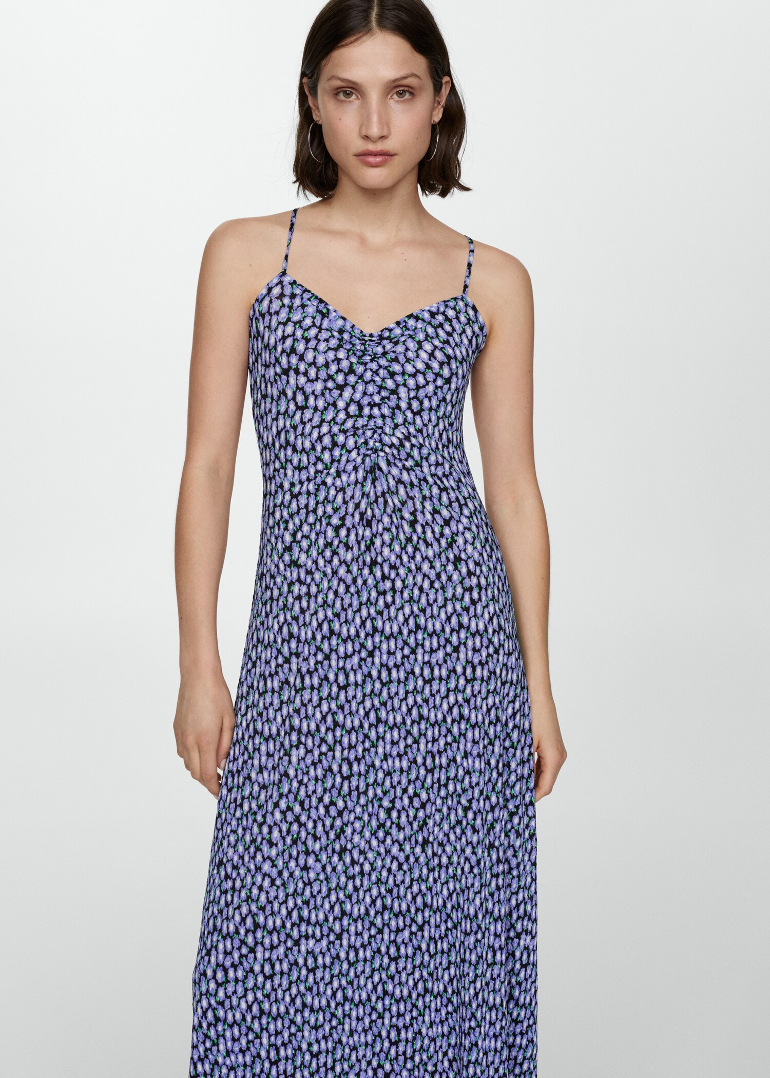 Long printed dress