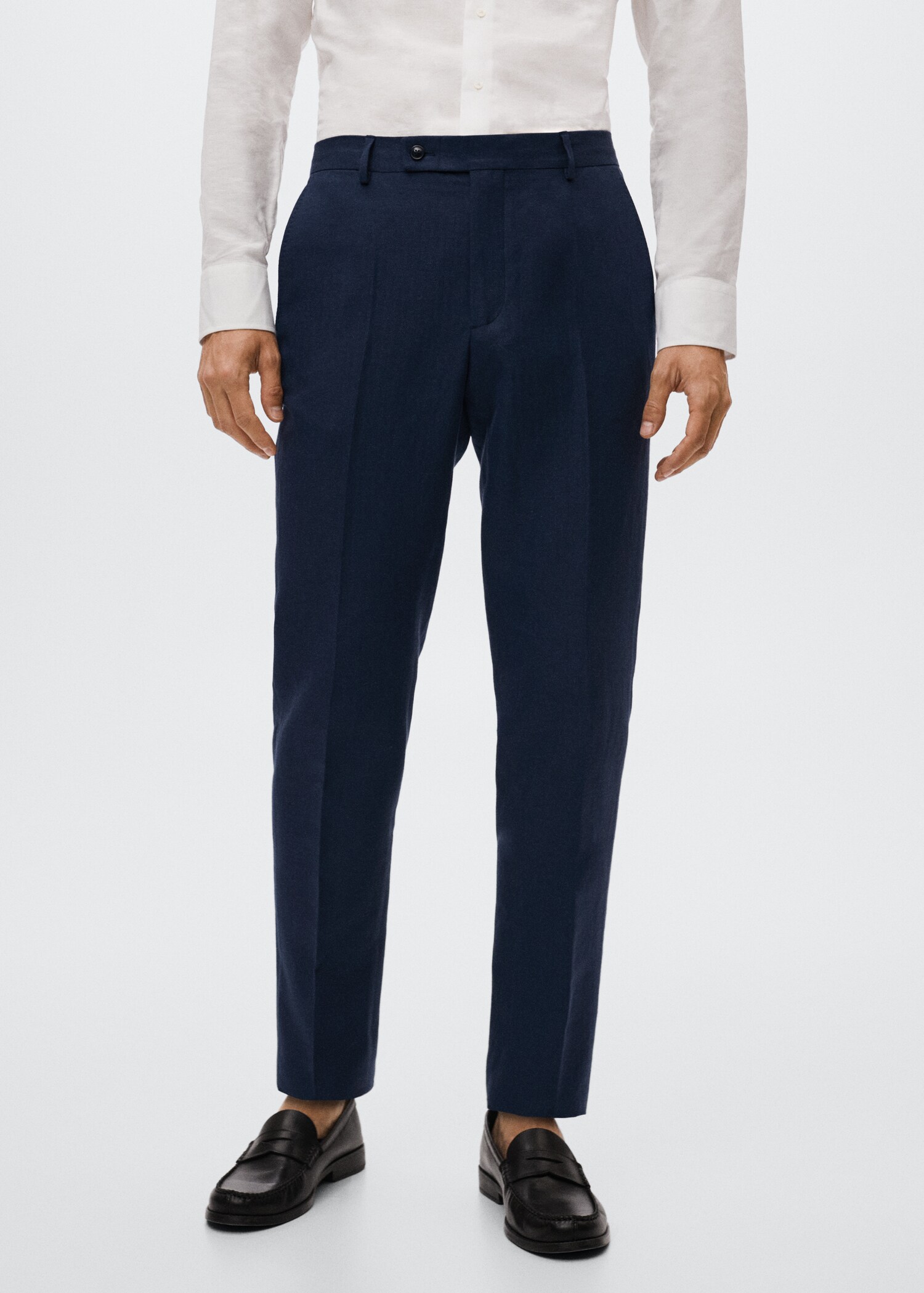 Linen suit pants
