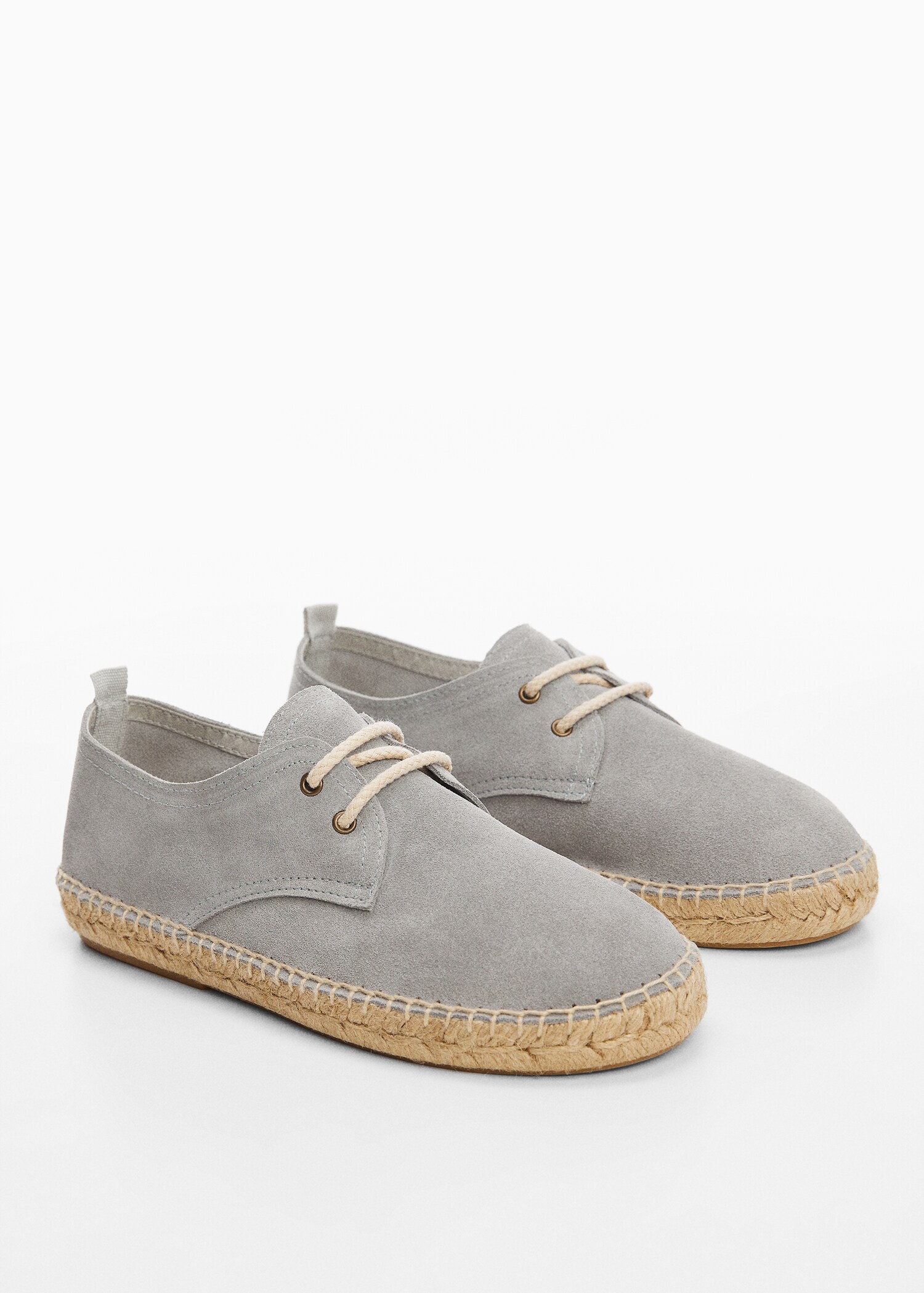 Laces suede espadrilles