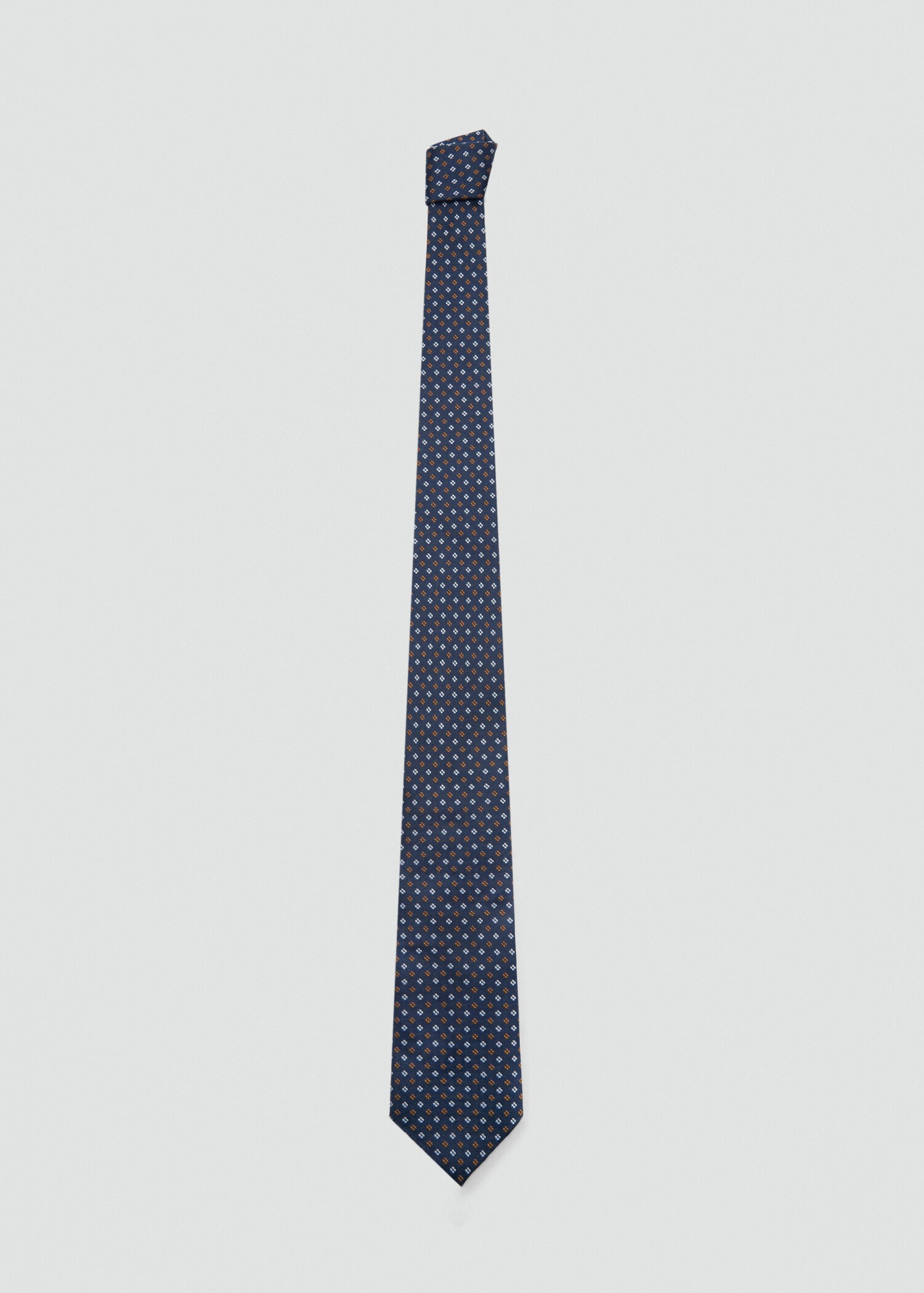 100% mulberry silk printed tie