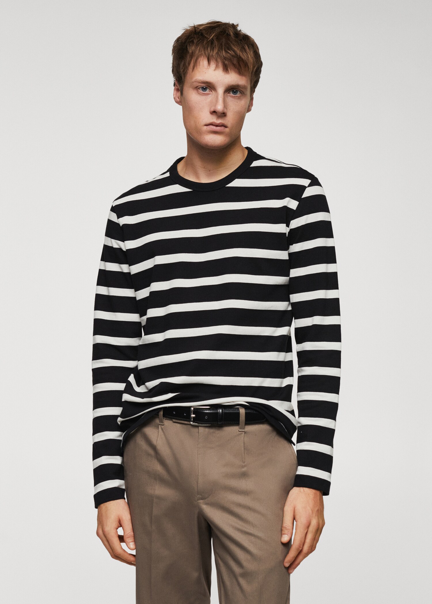 Striped long sleeves t-shirt