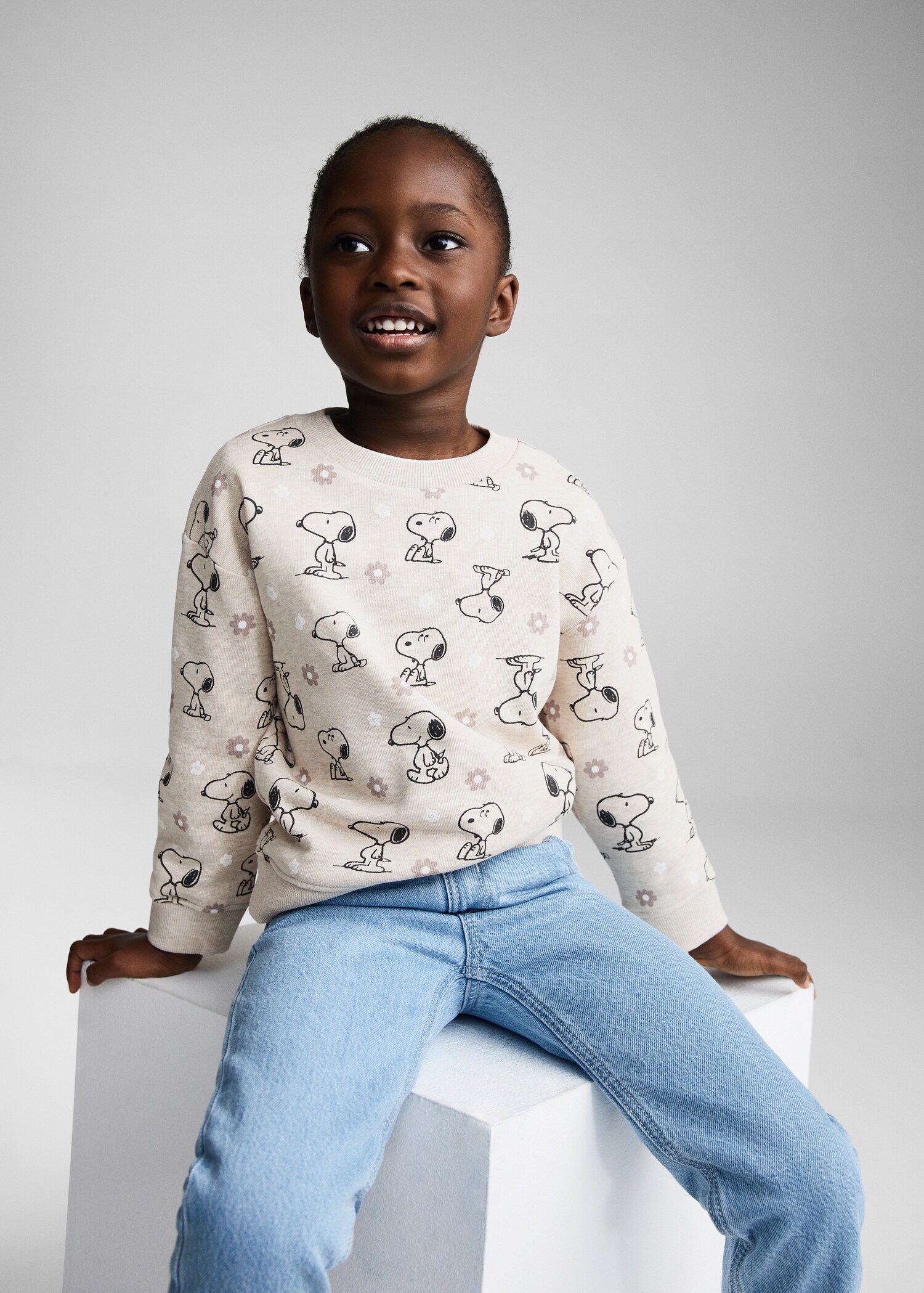 Snoopy-print sweatshirt