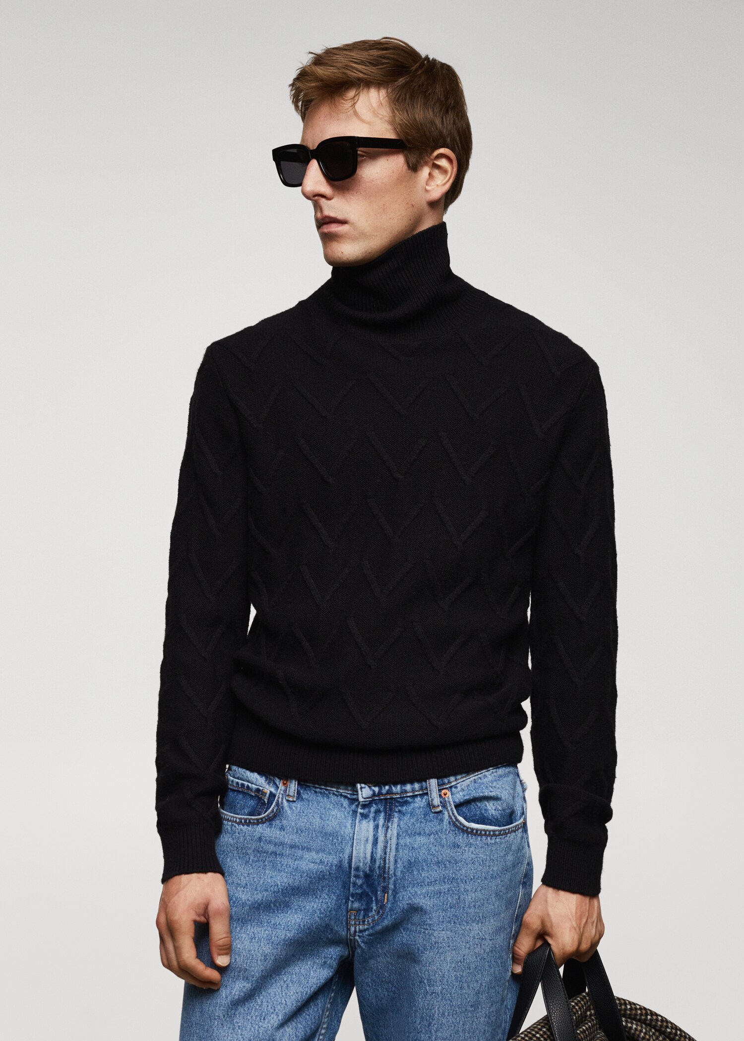 Structured wool sweater