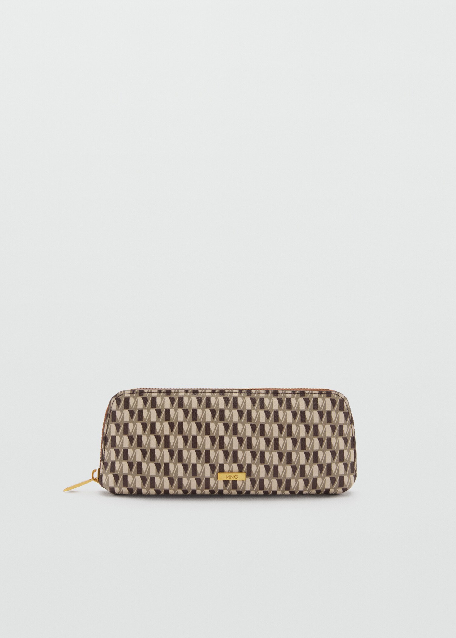Zip case with printed logo