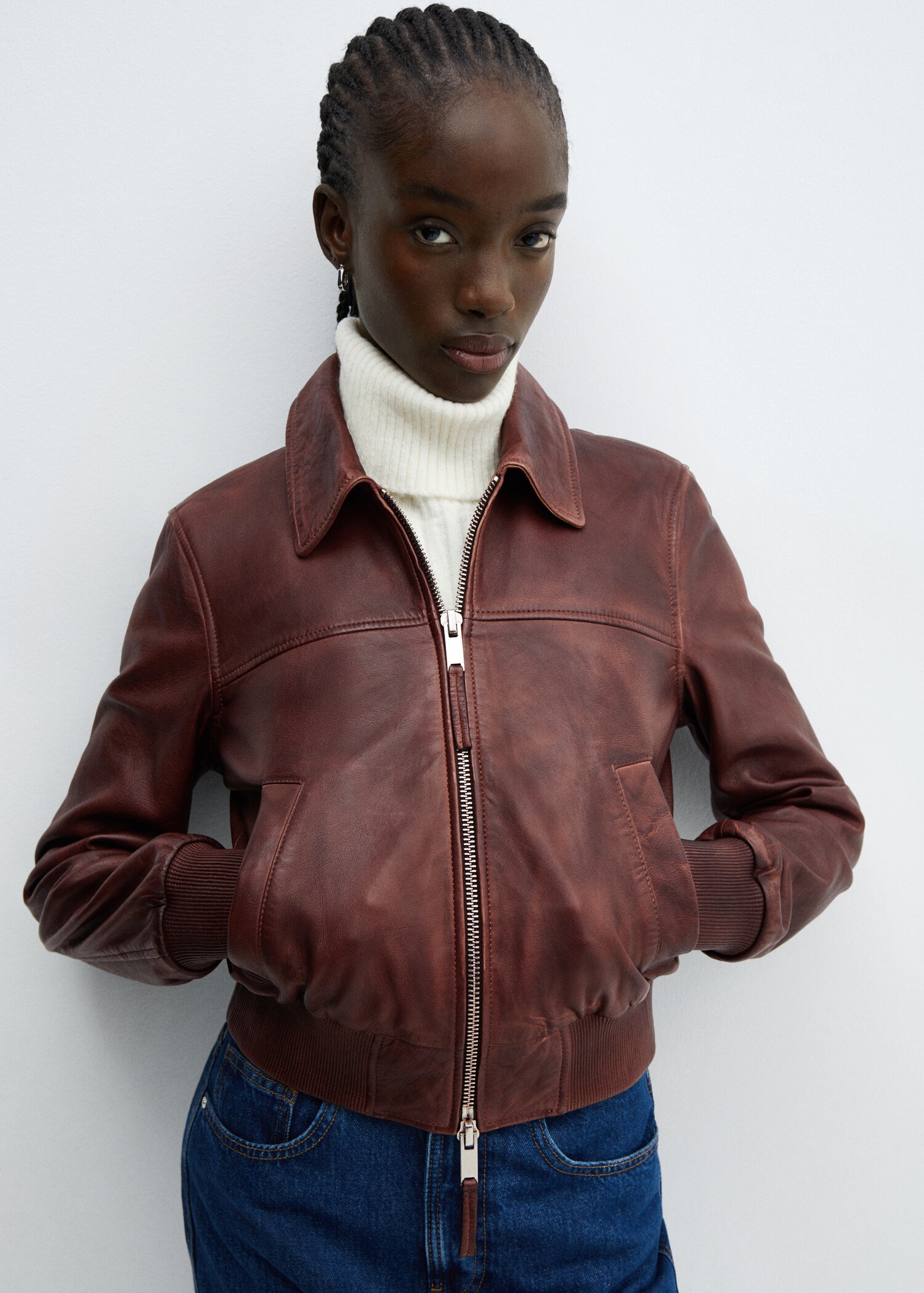 100% leather jacket