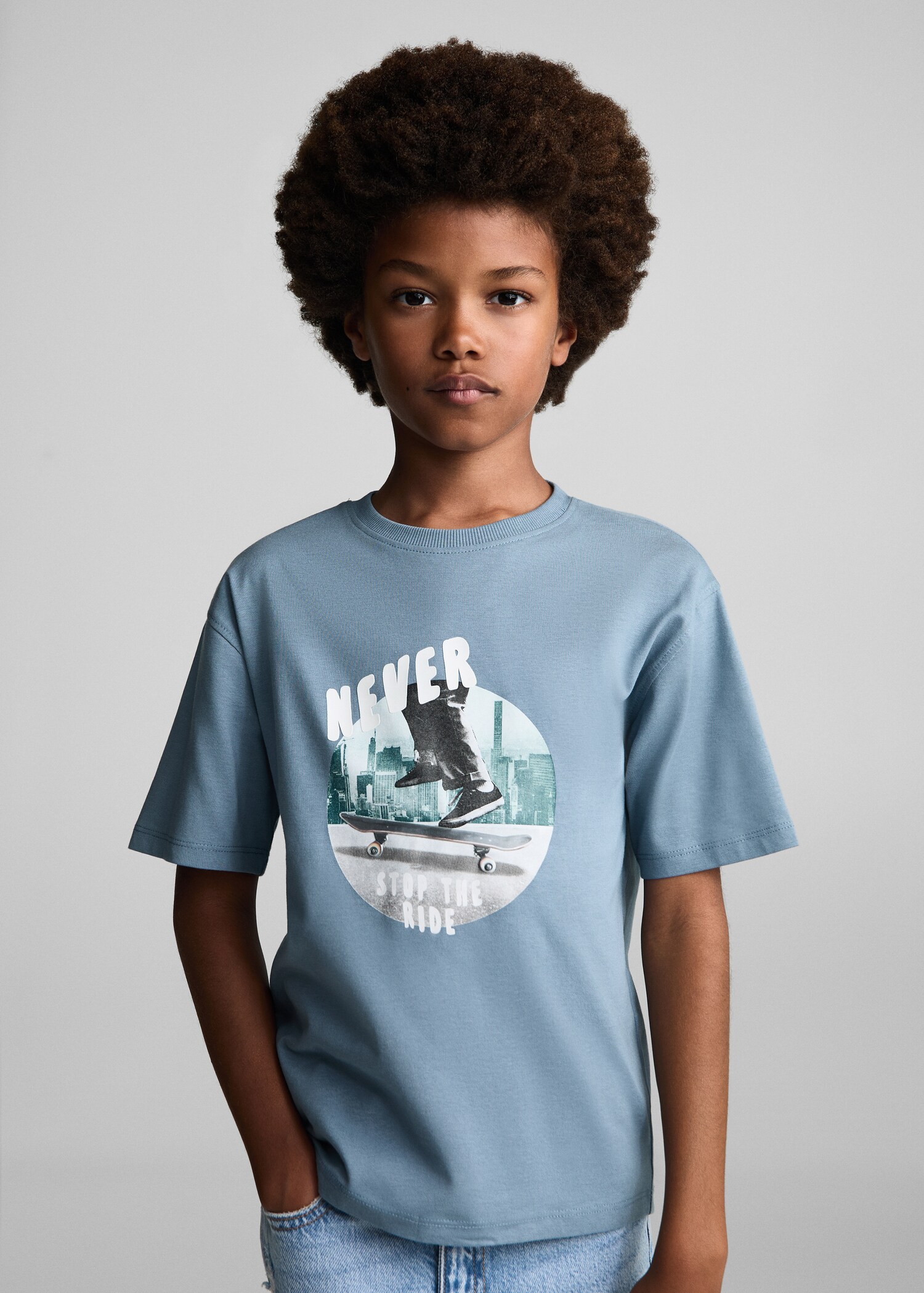 Skater printed t-shirt