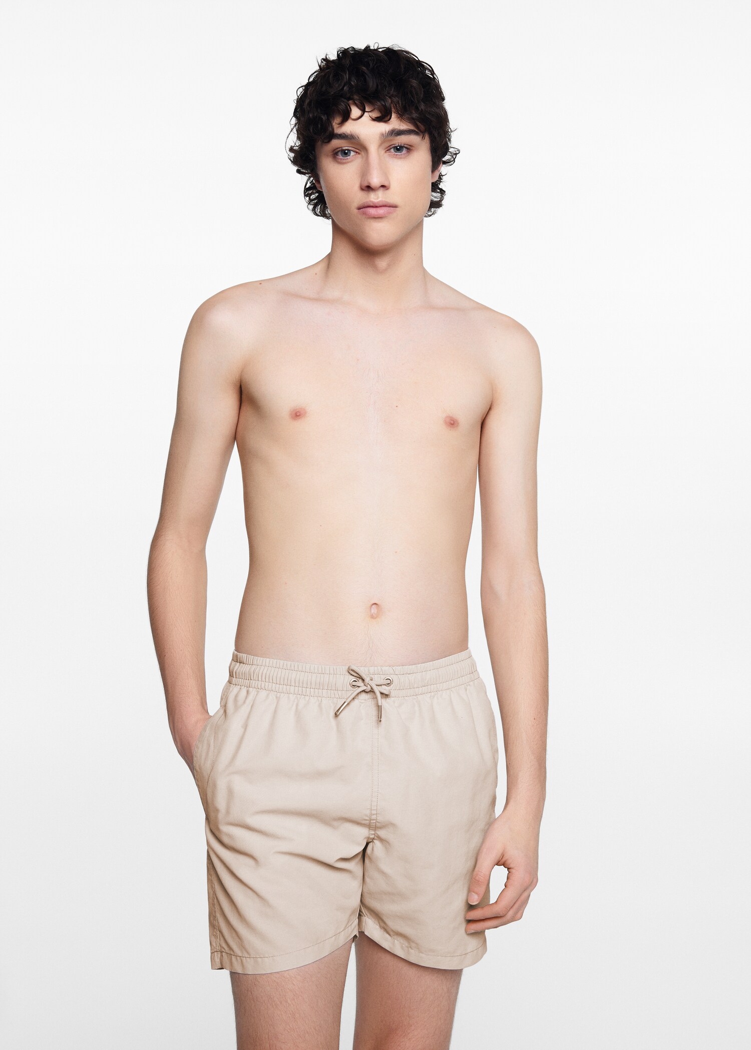 Basic drawstring swimsuit
