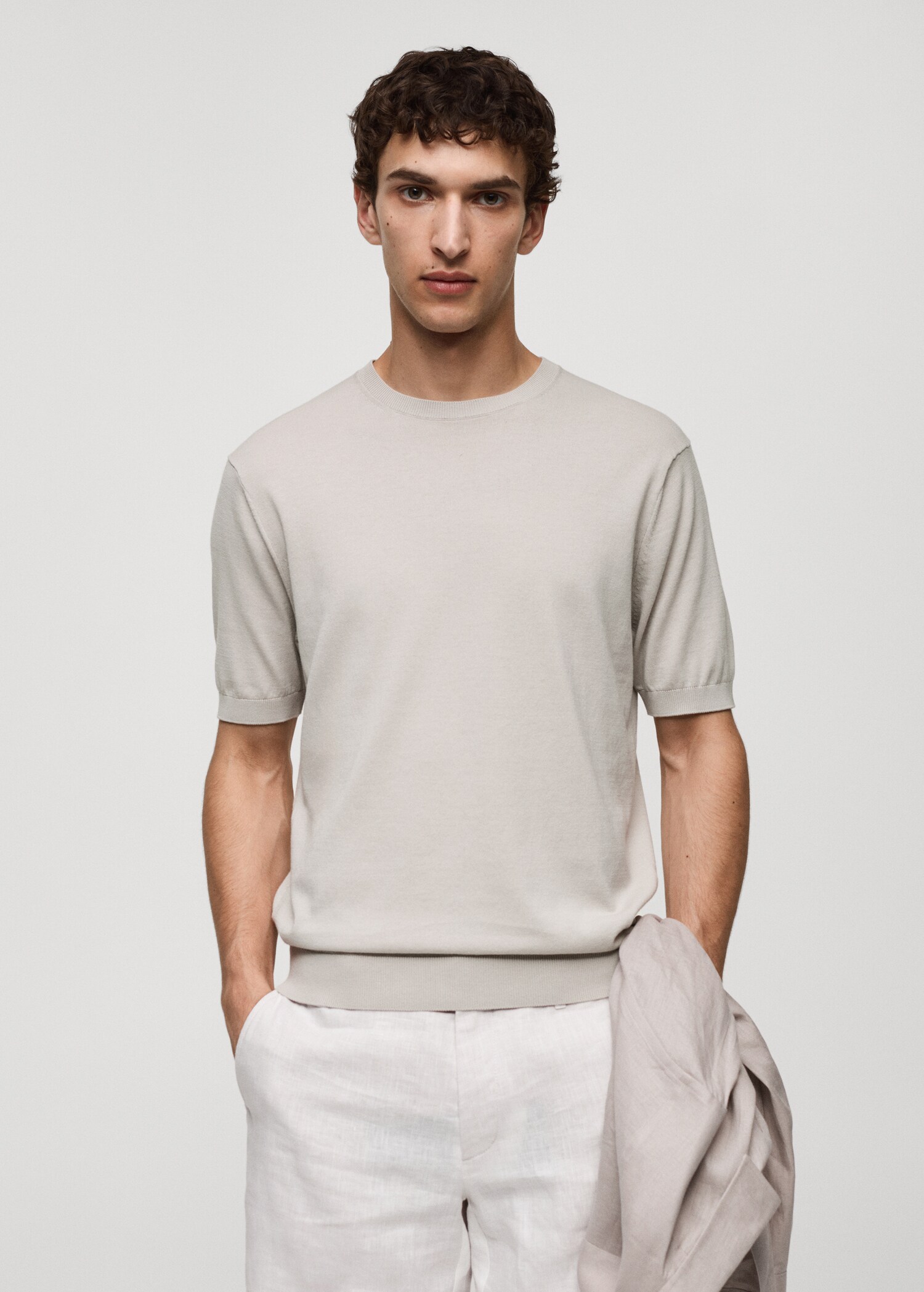 100% cotton knitted t-shirt