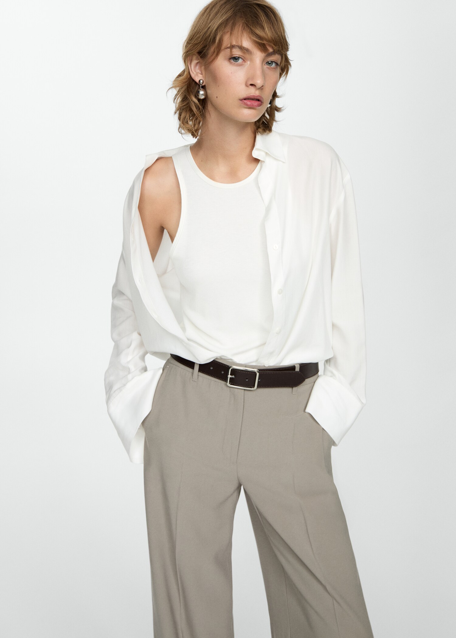 Lyocell fluid shirt