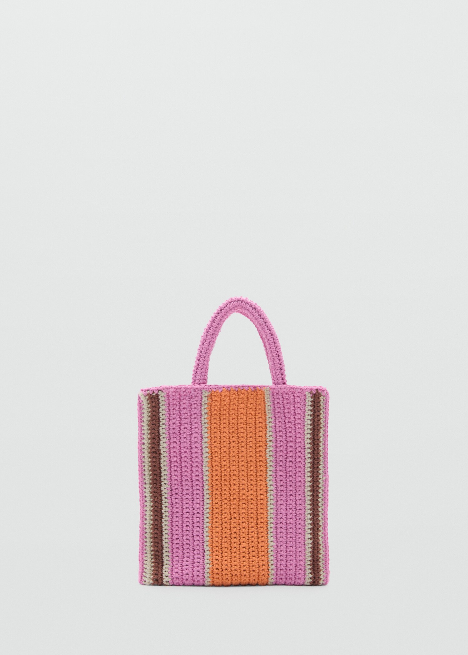 Crochet shopper bag
