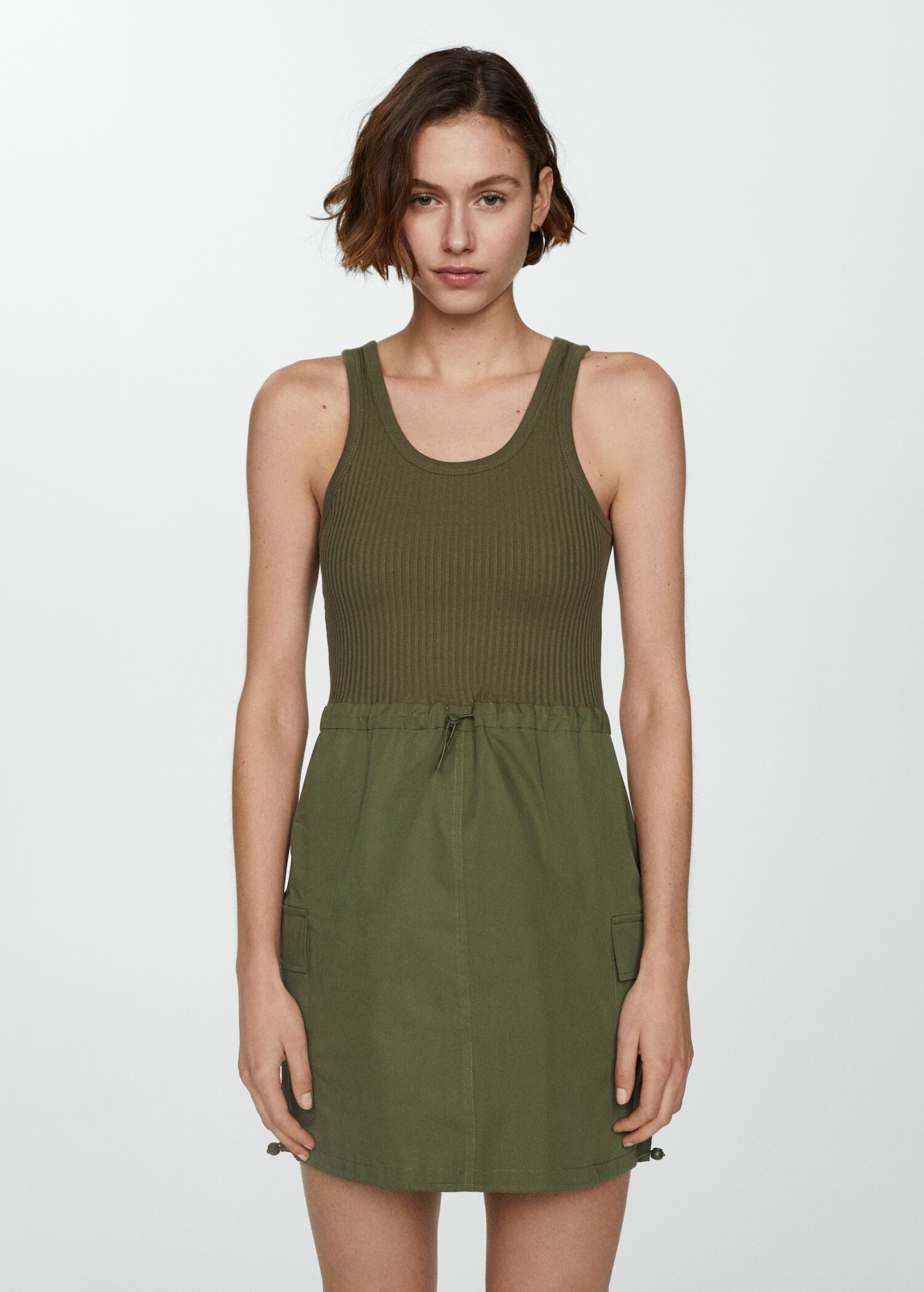 Combined parachute dress