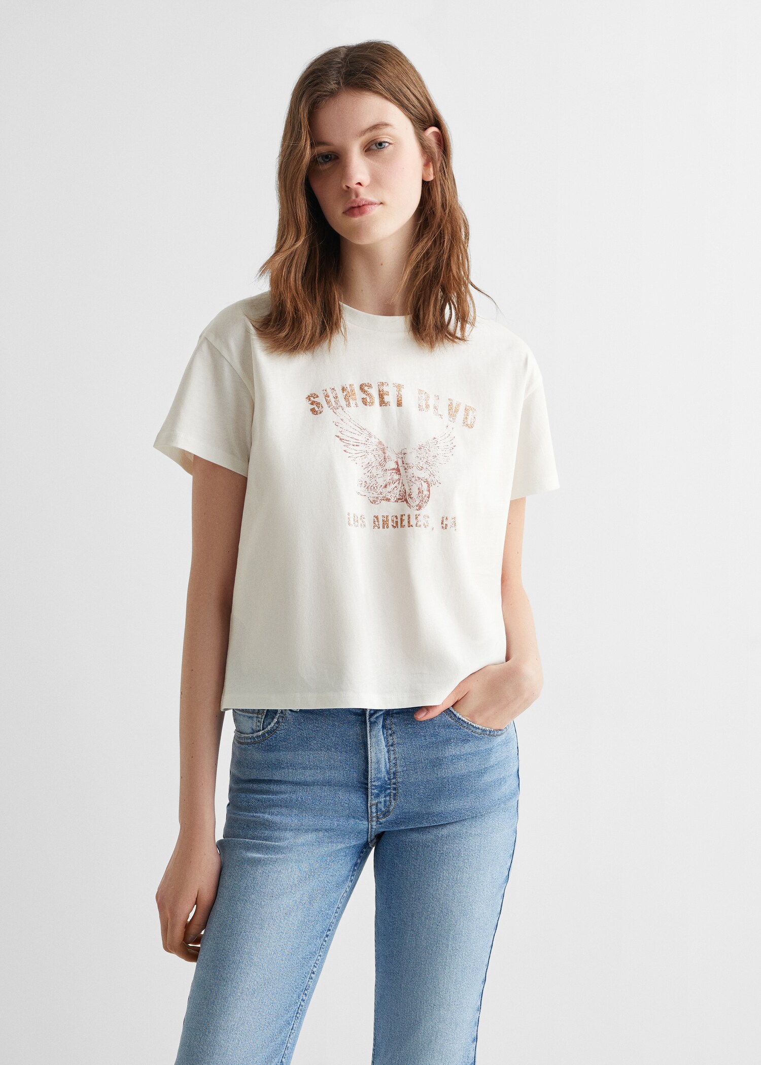 Printed message T-shirt