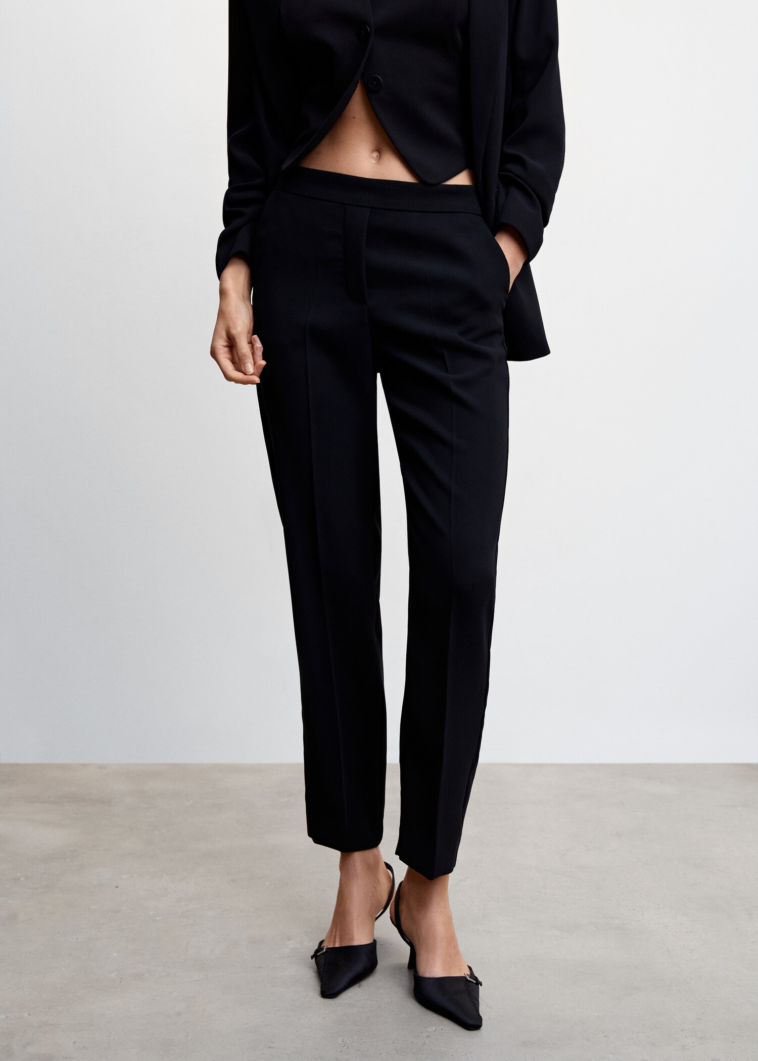 Flowy suit pants