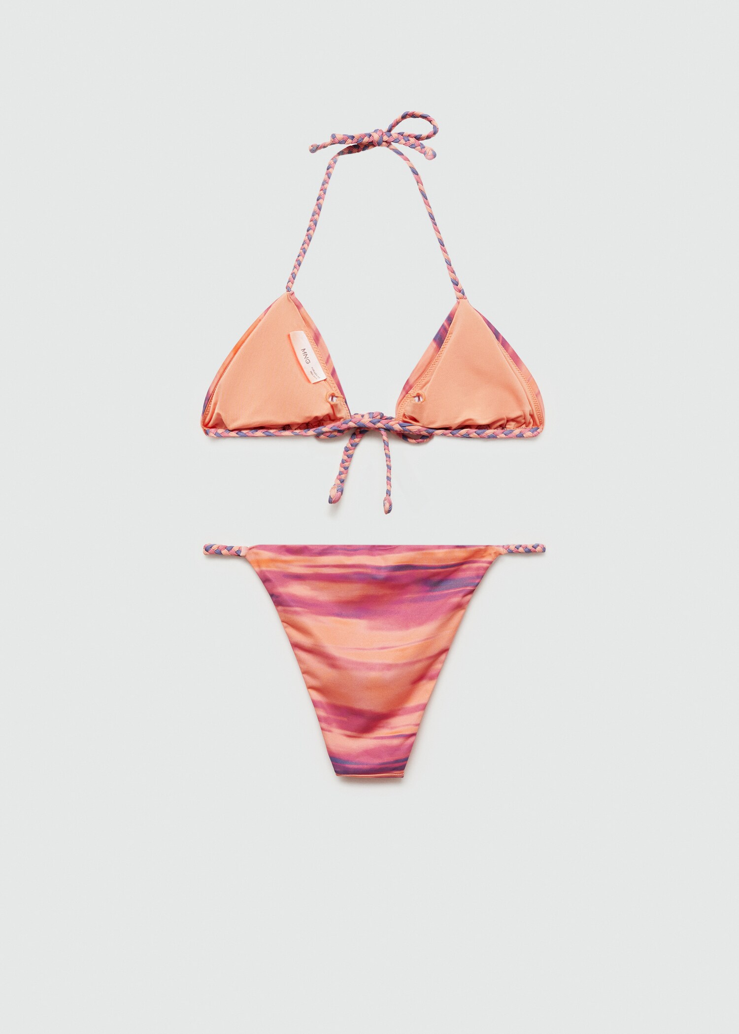 Gradient braided bikini