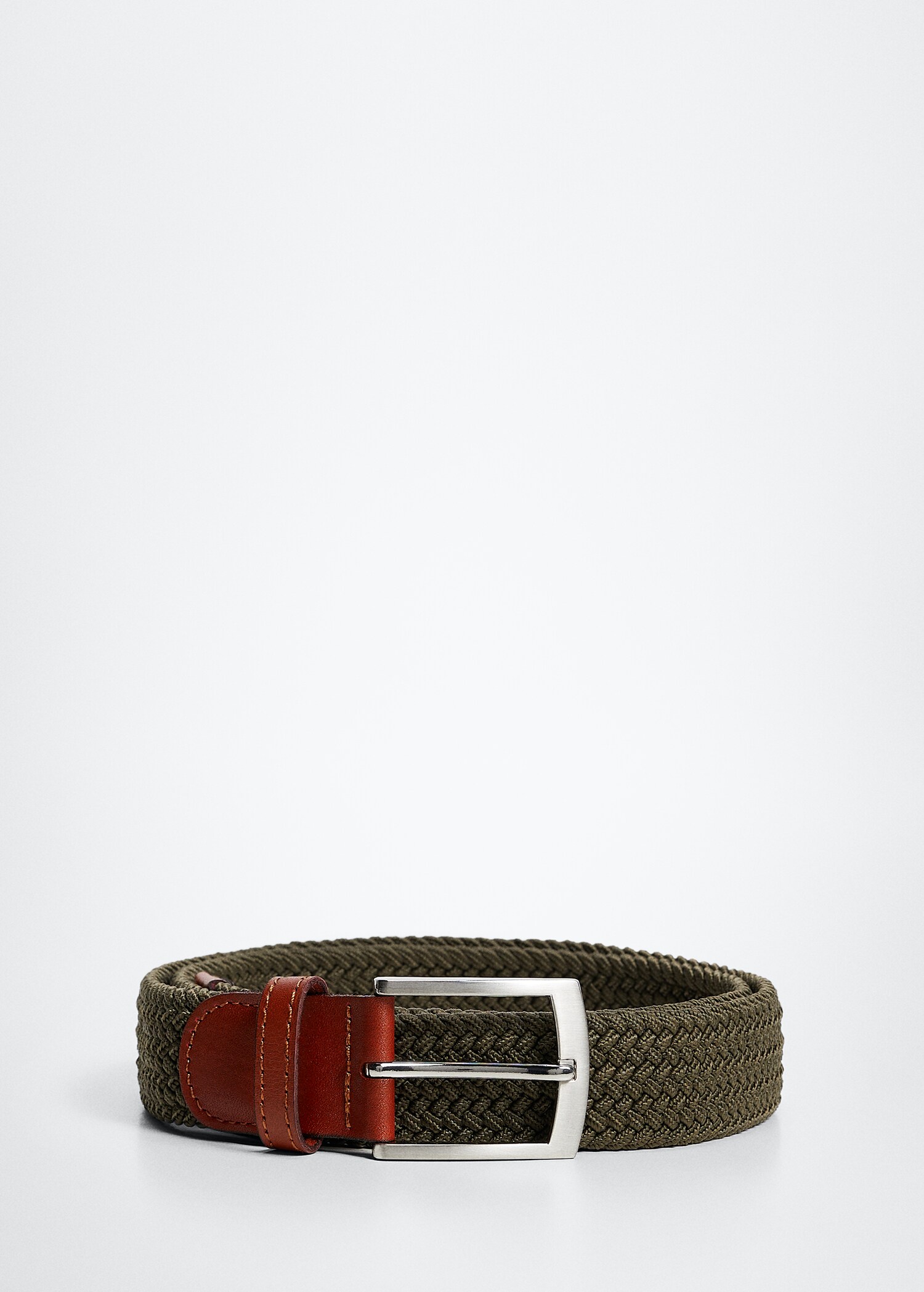 Braided elastic belt
